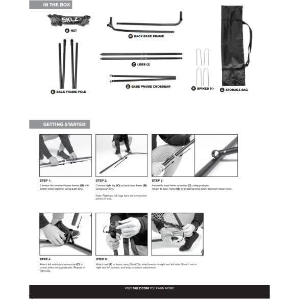 Entrenador de Fútbol SKLZ Solo con Bolsa de Transporte 1.52m x 0.91m