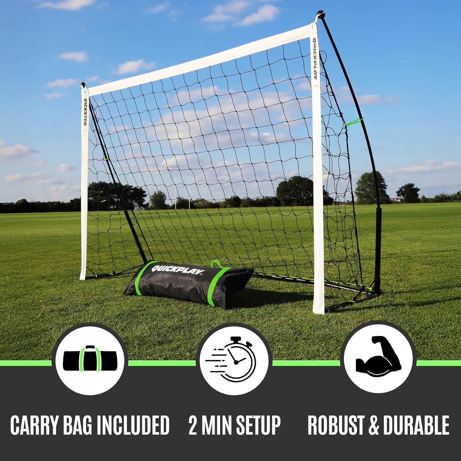 Gol de Fútbol QUICKPLAY KICKSTER 3.66x1.83m Ultra Portátil