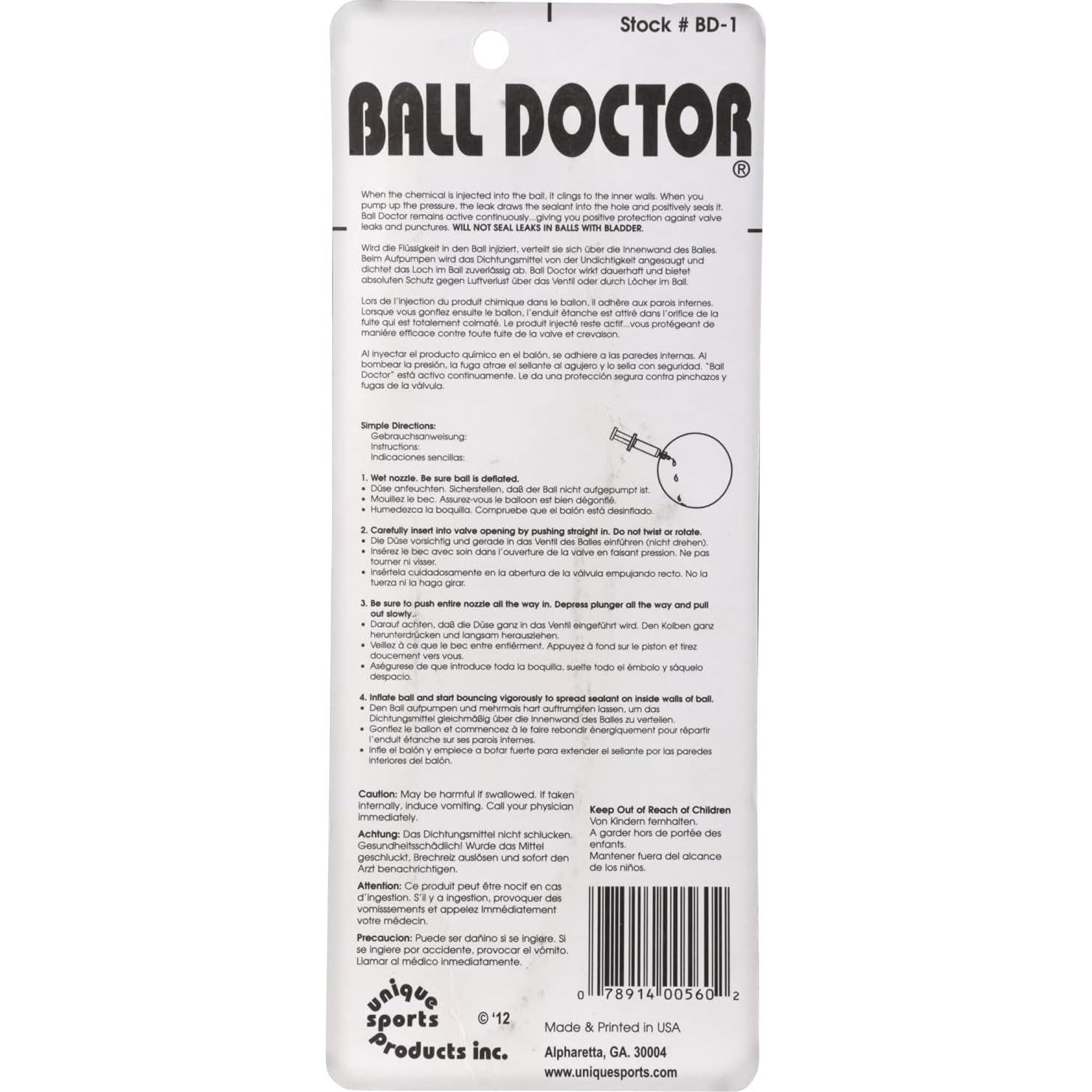 Kit de Reparación de Balones Inflables Unique Sports Ball Doctor