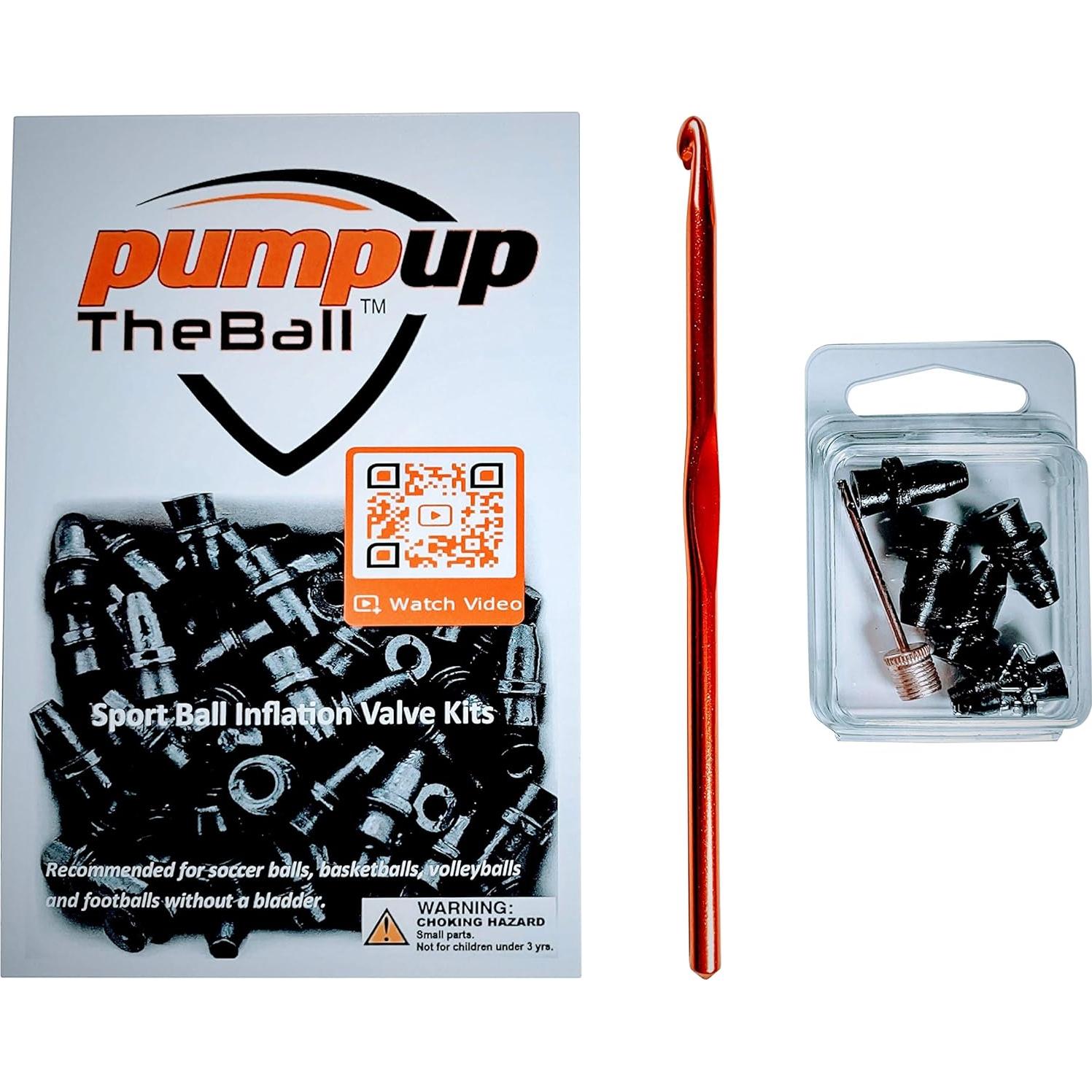 Kit de Válvulas de Inflación PumpUpTheBall para Pelotas - 5 Unidades