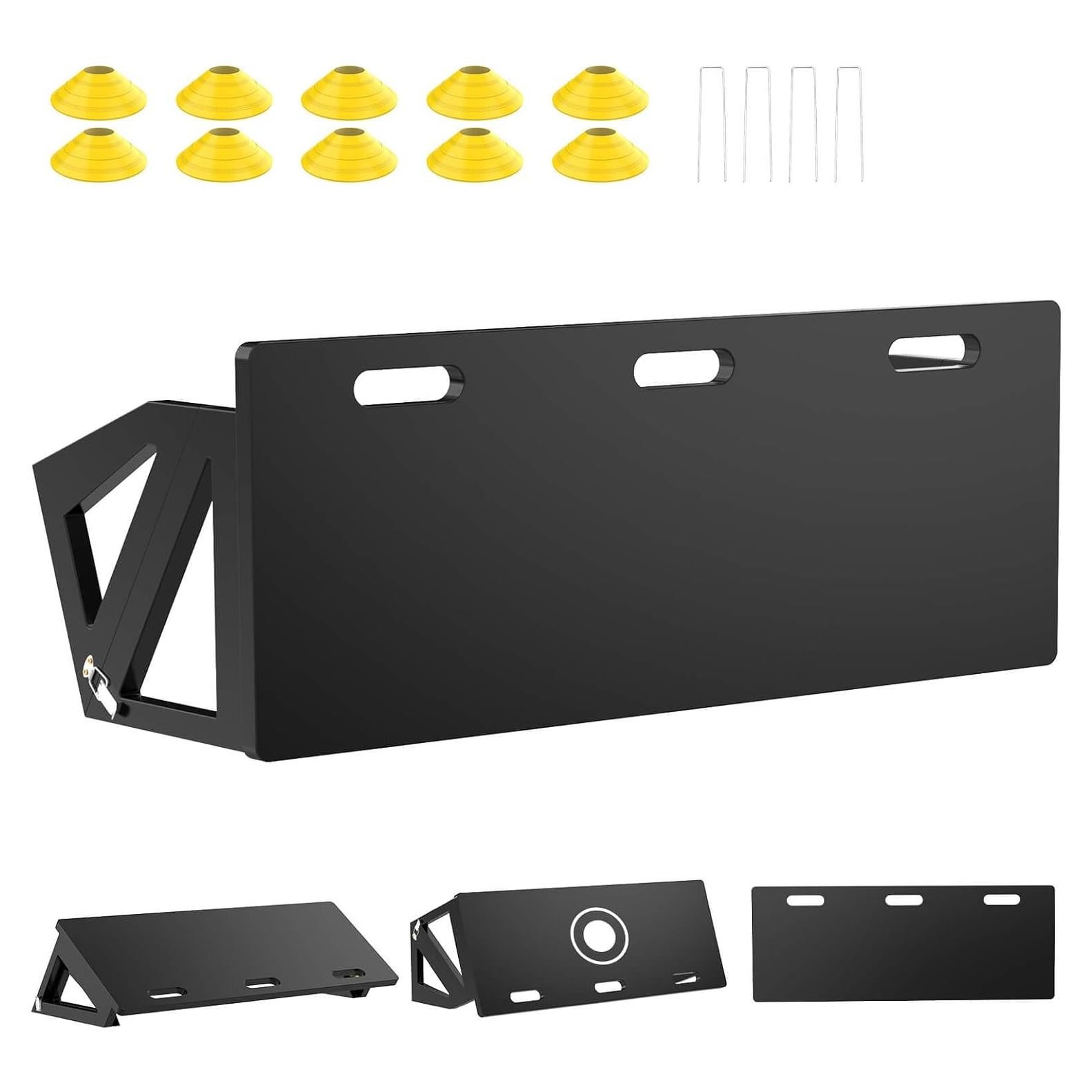 Tablero de Rebote de Fútbol RINREA 81x30 cm Plegable 3 Ángulos