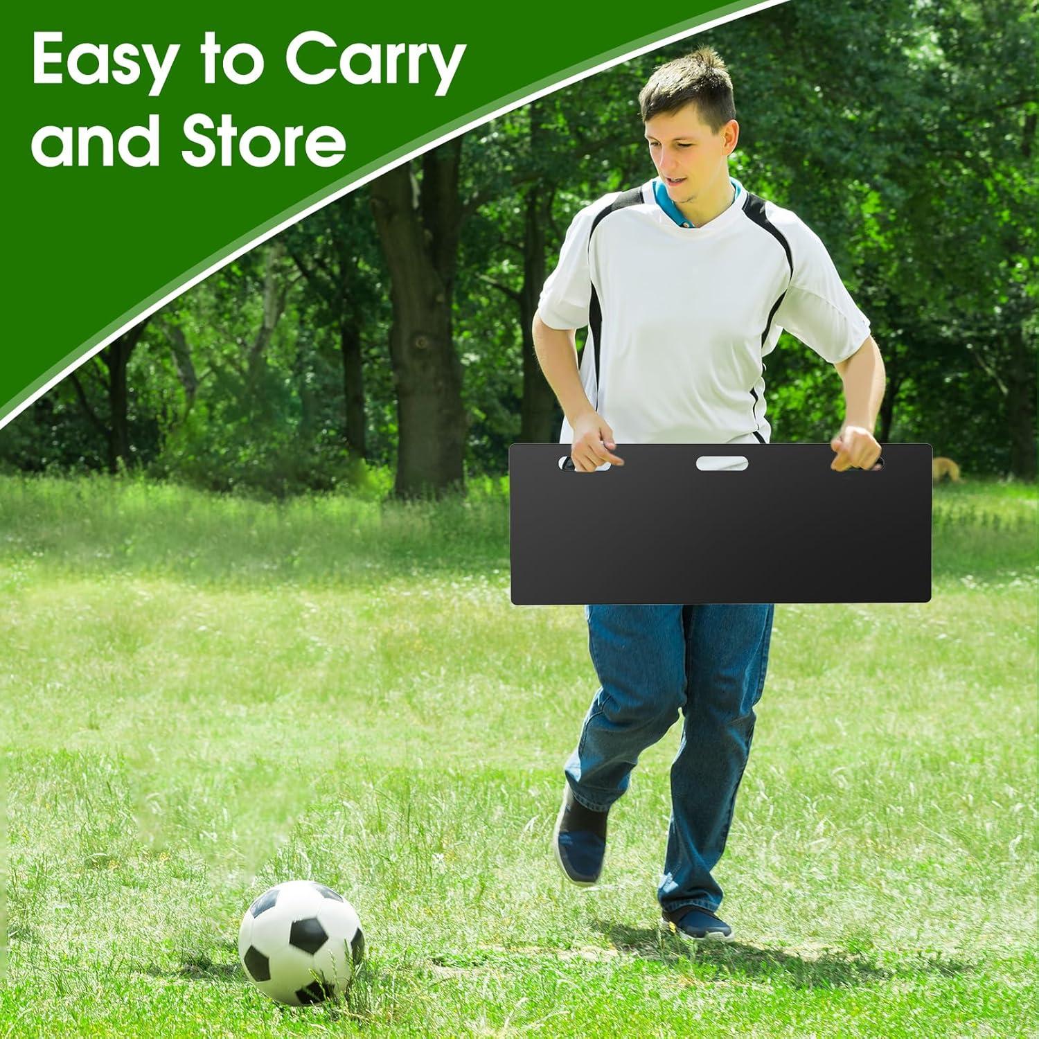 Tablero de Rebote de Fútbol RINREA 81x30 cm Plegable 3 Ángulos