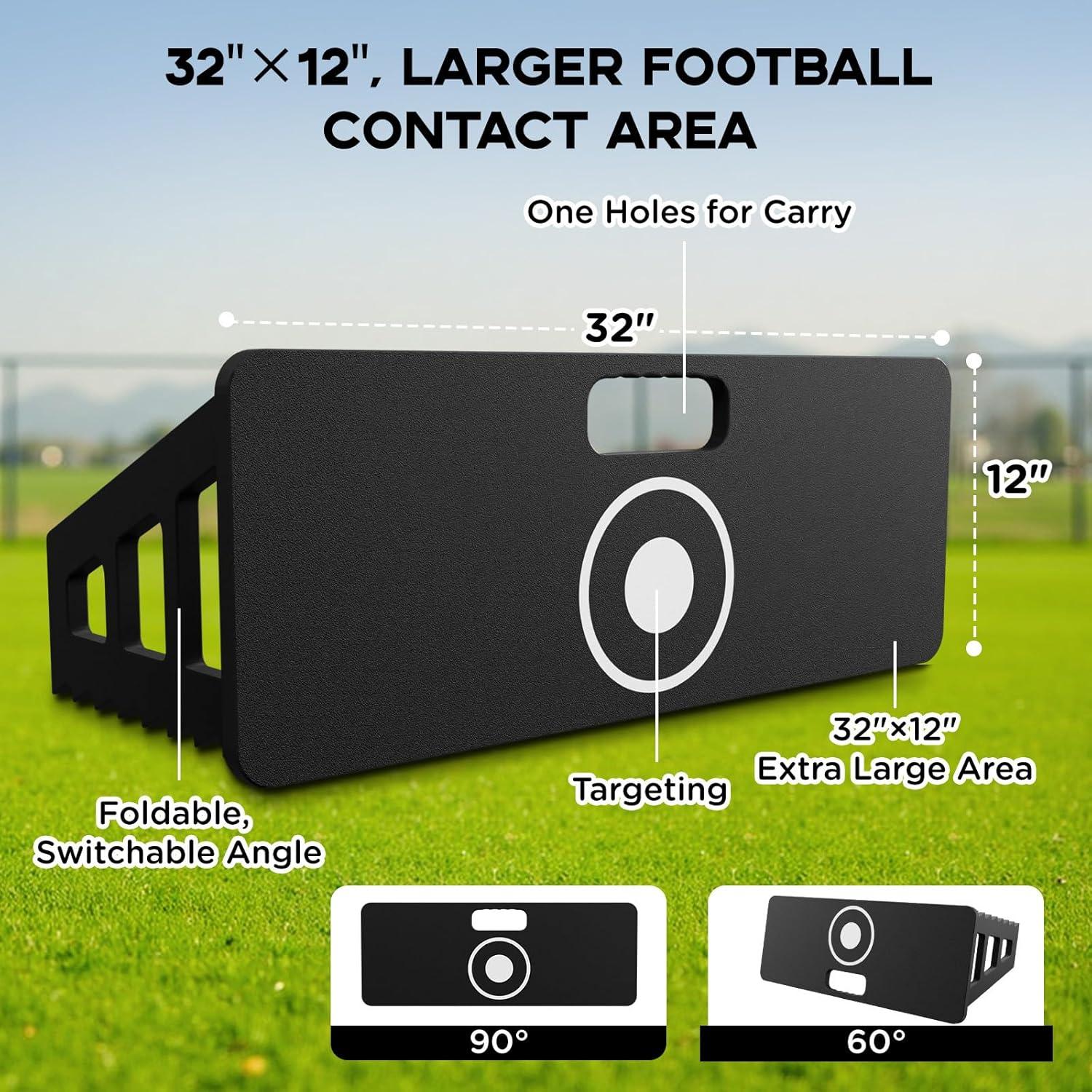 Entrenador de Fútbol ZVFOTN XY-Reboteador 2 Vías para Agilidad