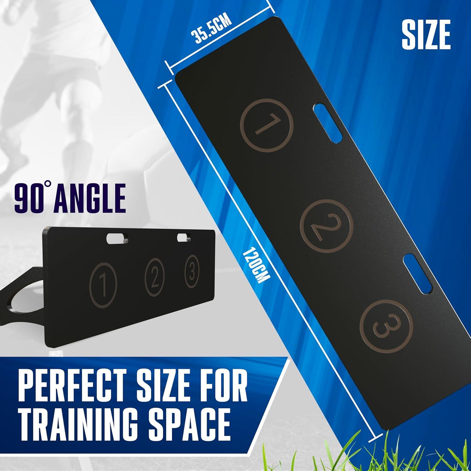 Tablero de Rebote de Fútbol Touchline XL 102x41cm Plegable