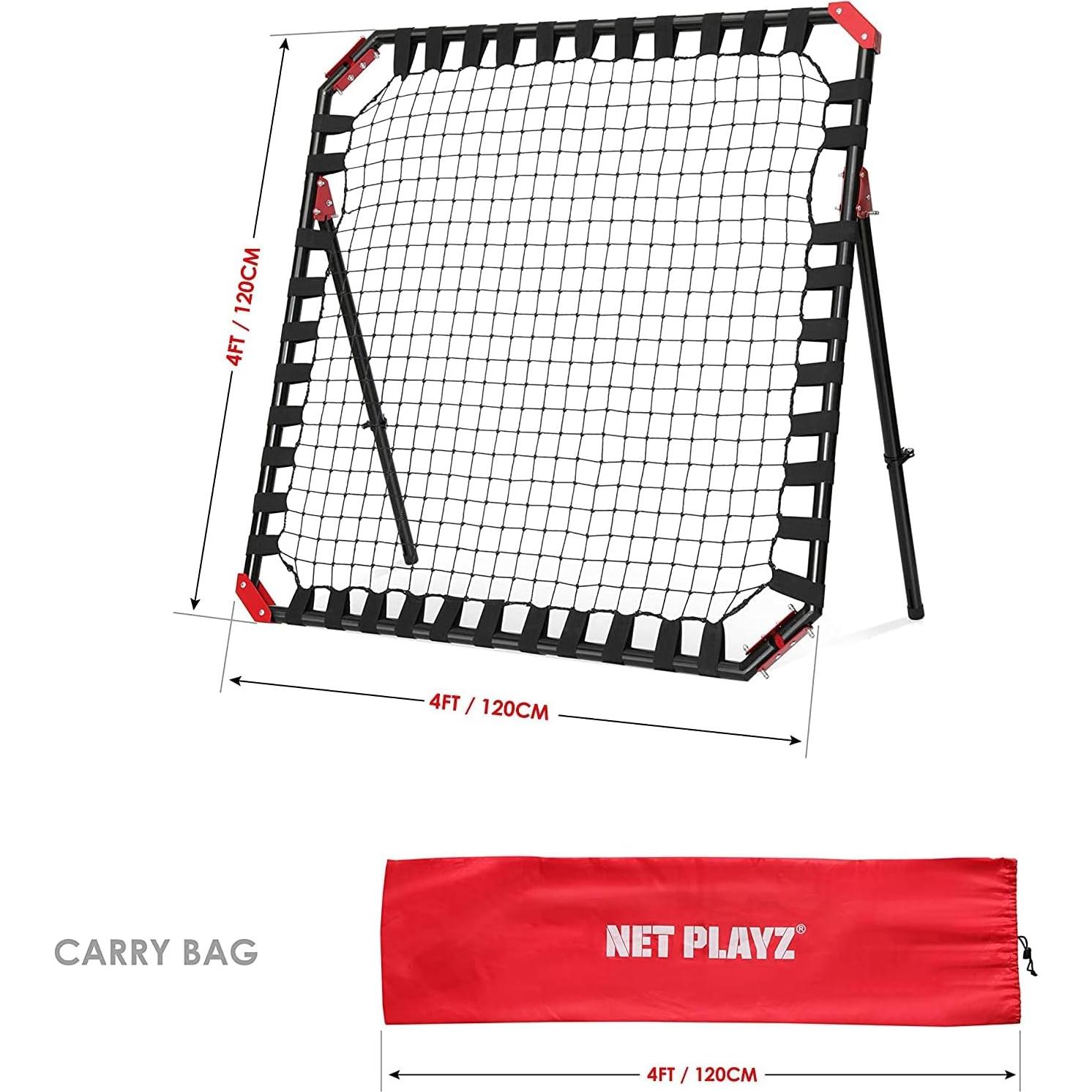 Rebotador de Fútbol NET PLAYZ 1.22m x 1.22m Ajustable