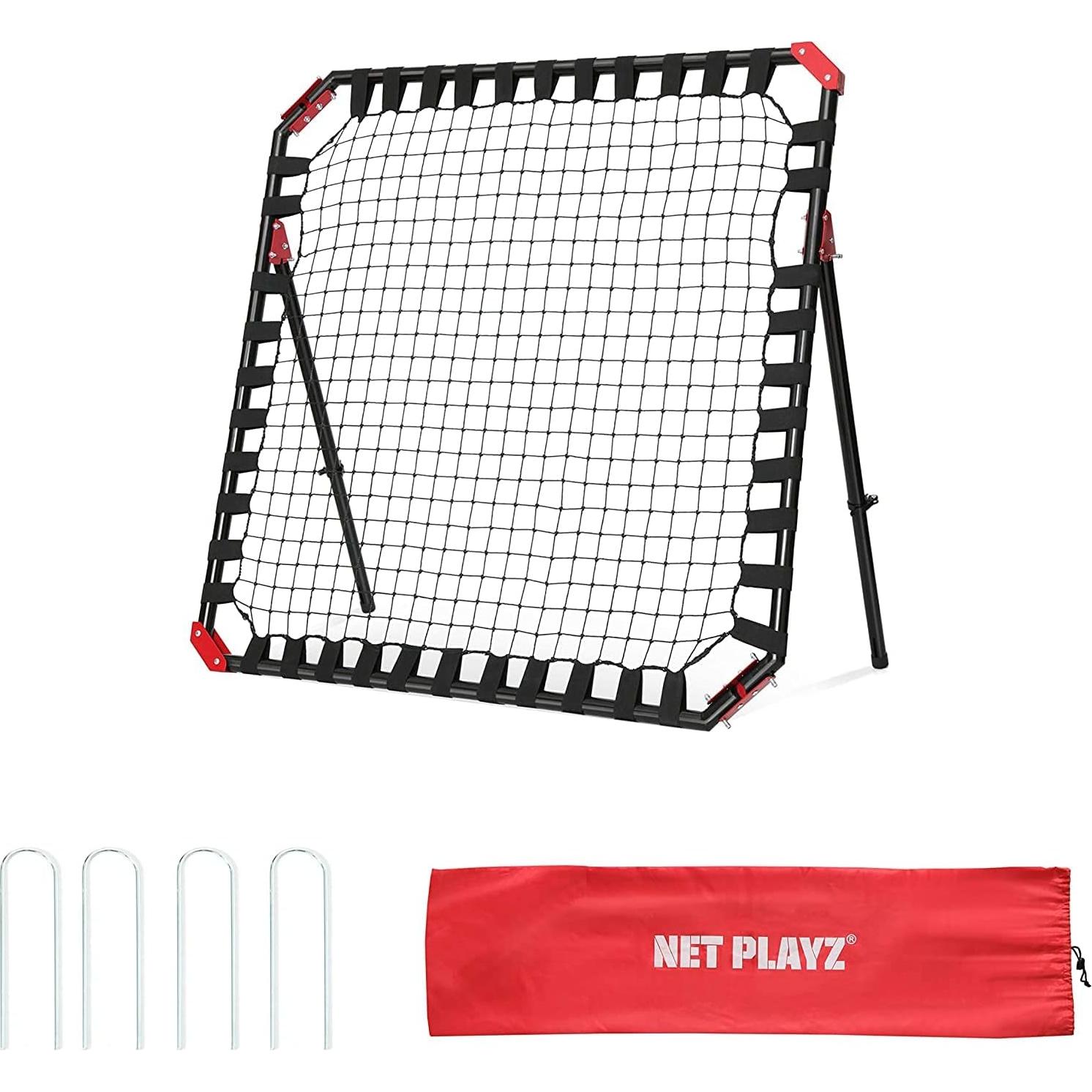 Rebotador de Fútbol NET PLAYZ 1.22m x 1.22m Ajustable