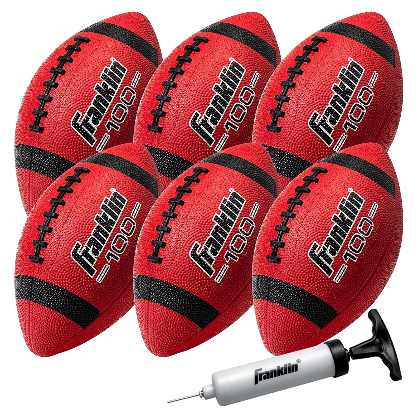 Balón de Fútbol Americano Junior Franklin Sports - Goma Duradera