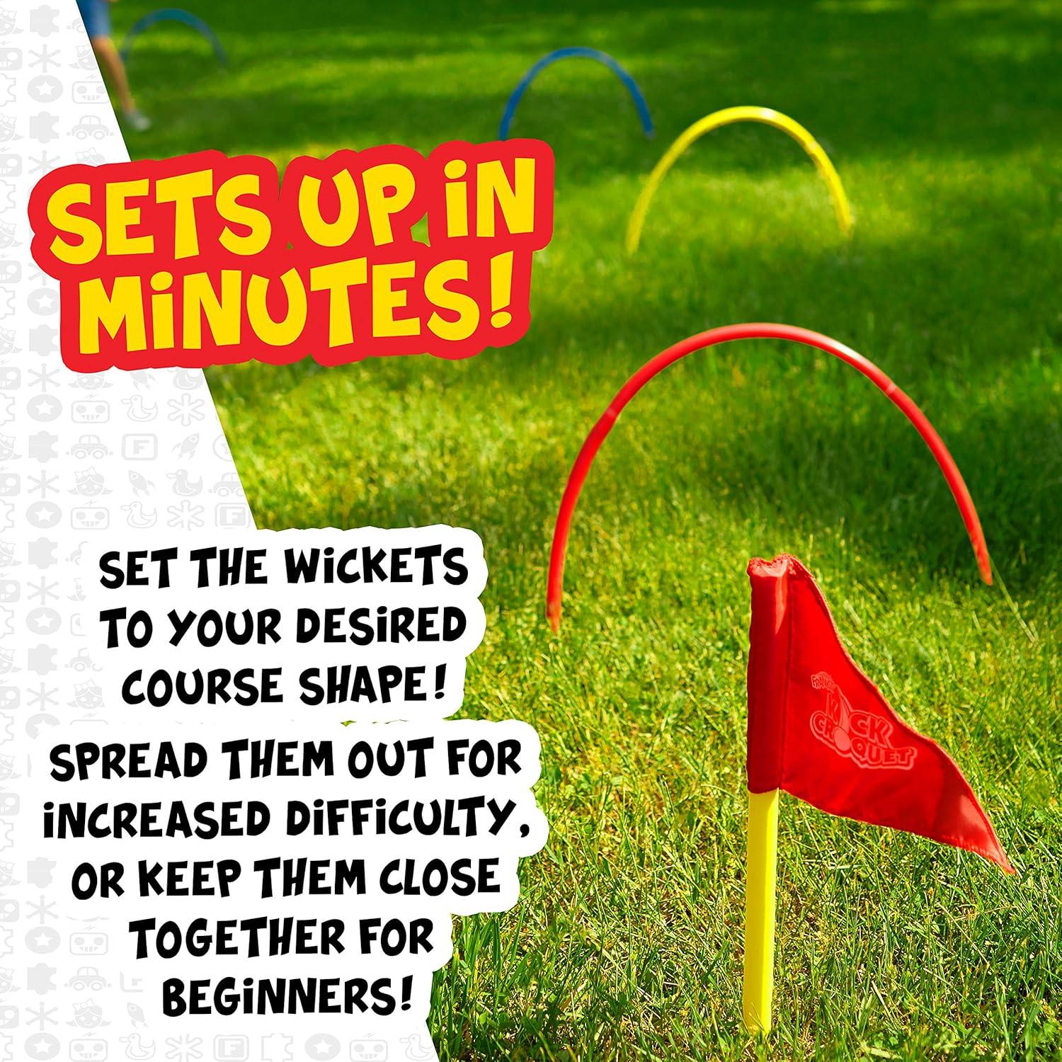 Juego de Croquet Kick Franklin Sports - Fútbol y Croquet