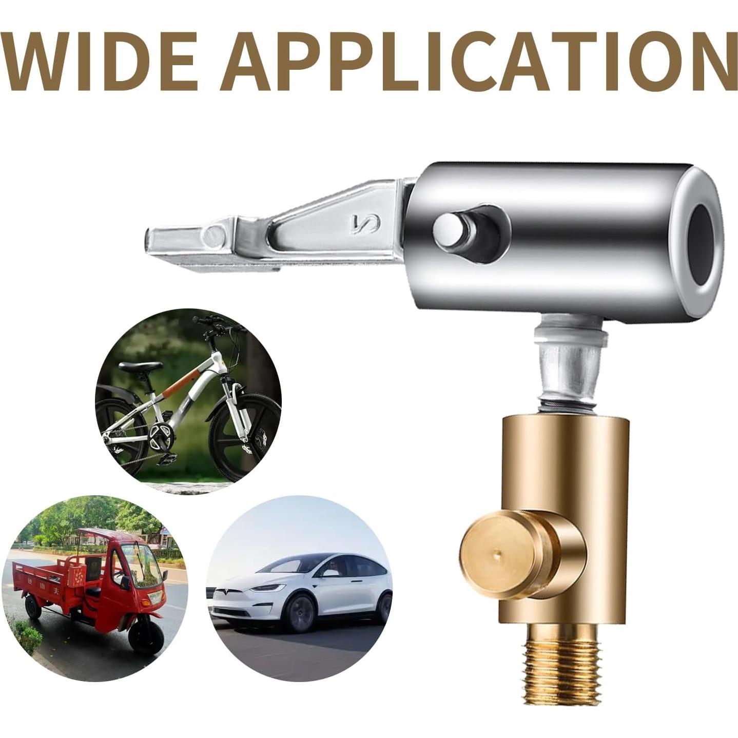 Adaptador de Manguera Inflador Neumáticos Wmavale 90° Metal