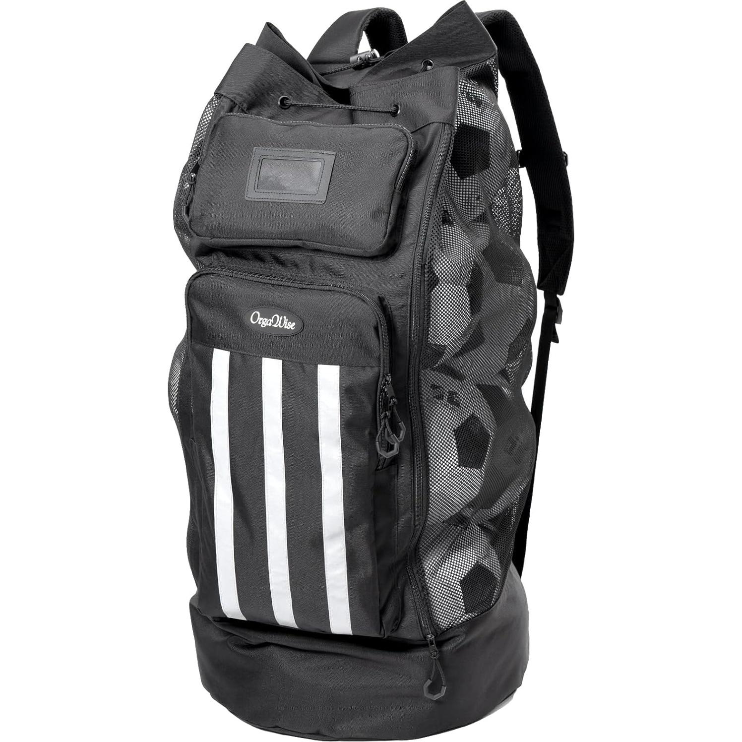 Bolsa de Balón de Fútbol XXL OrgaWise | Tela Oxford 600D | 15 Balones