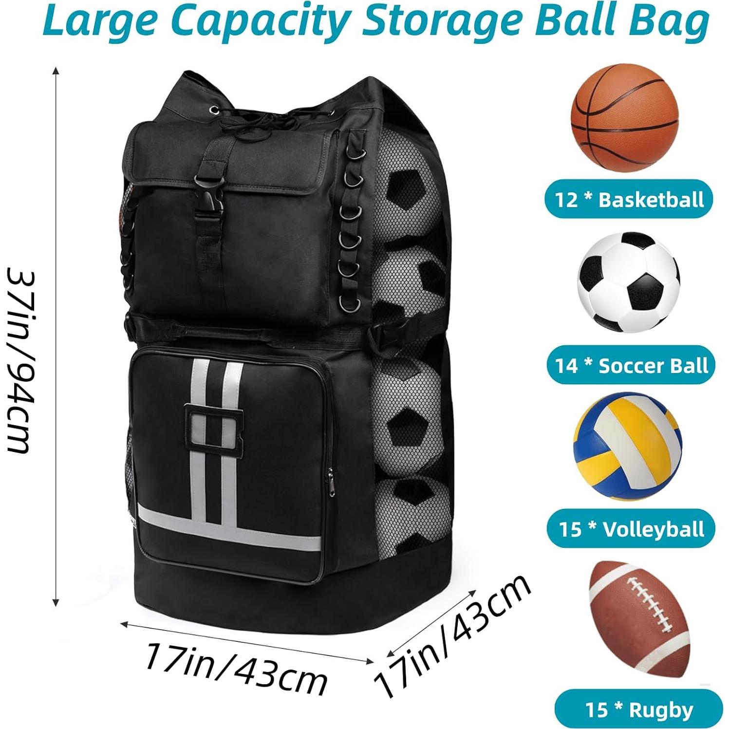 Bolsa de Fútbol Youeon Extra Grande para 14-16 Pelotas