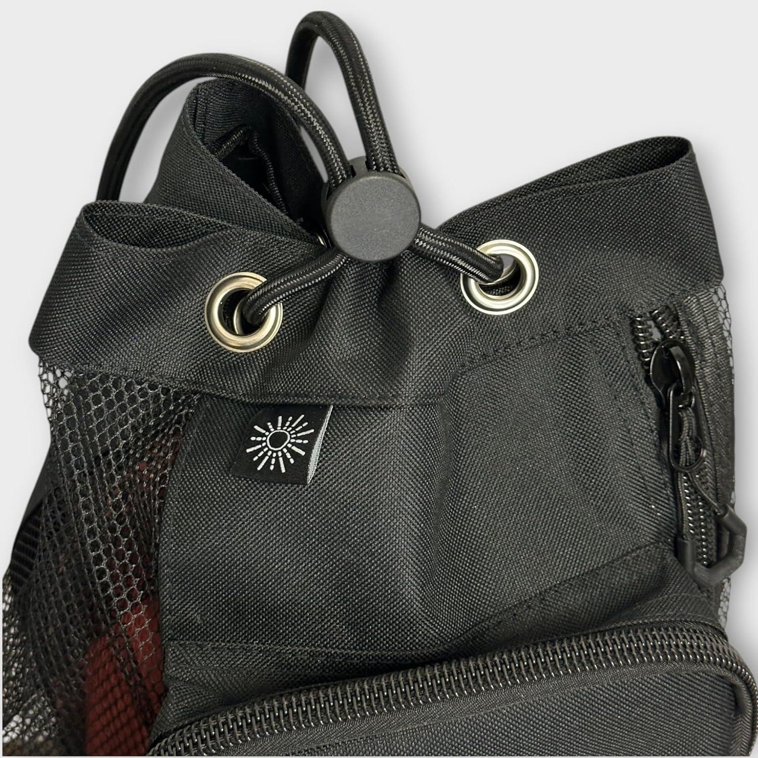 Bolsa Deportiva HOTZ para 3 Balones de Baloncesto - Lona y Malla