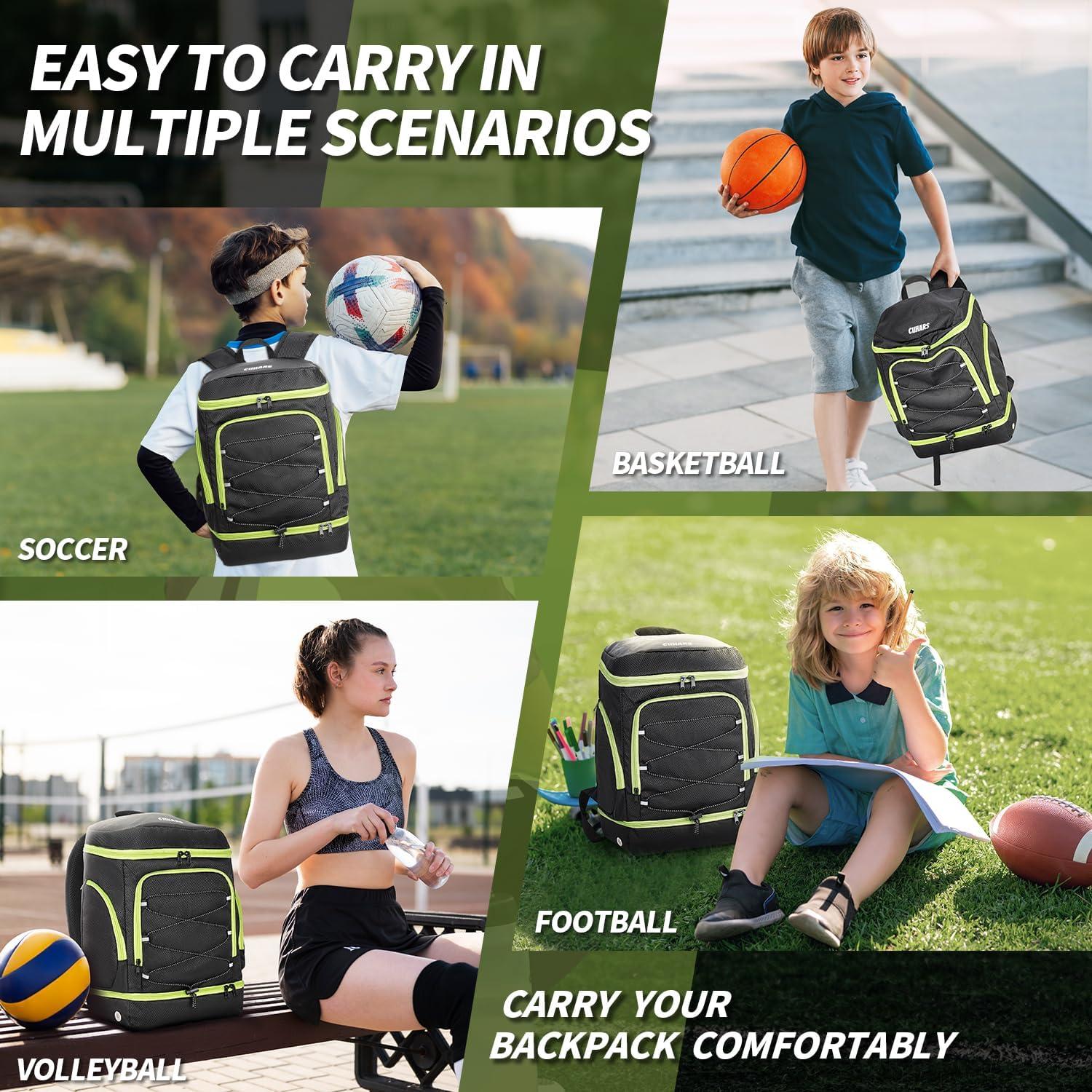 Mochila de Fútbol Ciihars 2025 Resistente al Agua 28L