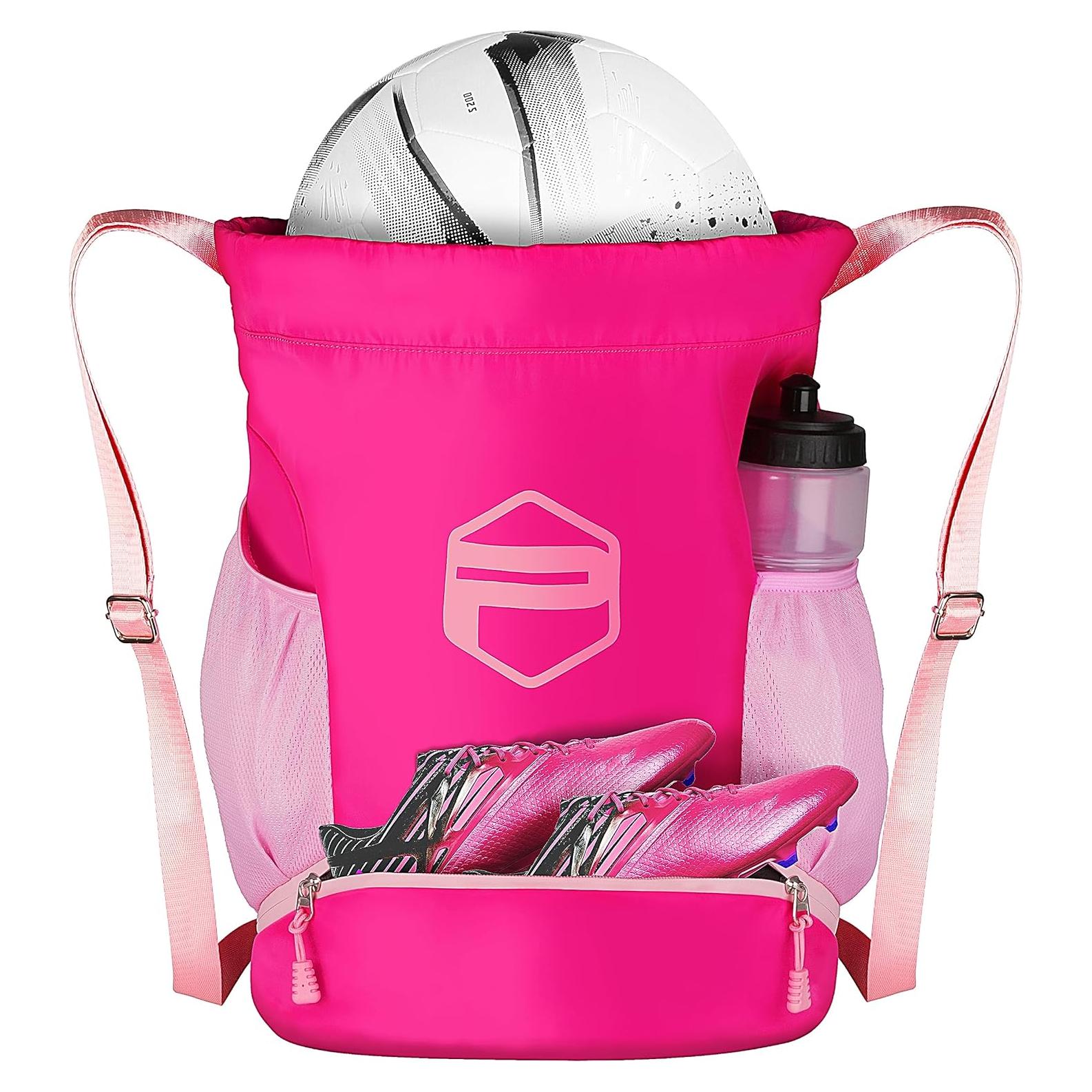 Mochila Deportiva PP PICADOR para Fútbol y Baloncesto Rosa