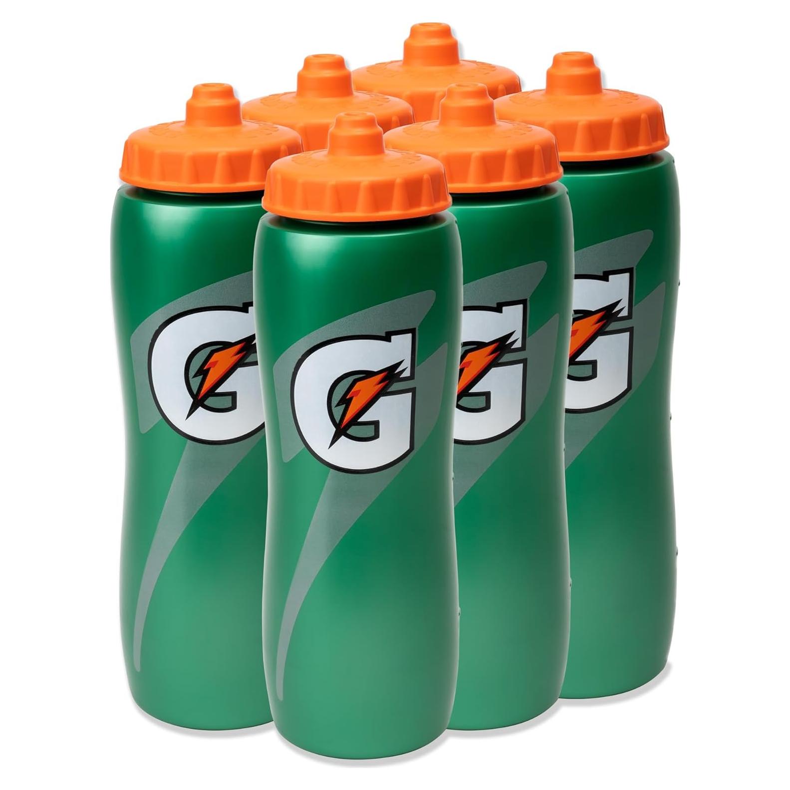 Botellas Deportivas Gatorade 32 Oz - Paquete de 6 - Sin BPA
