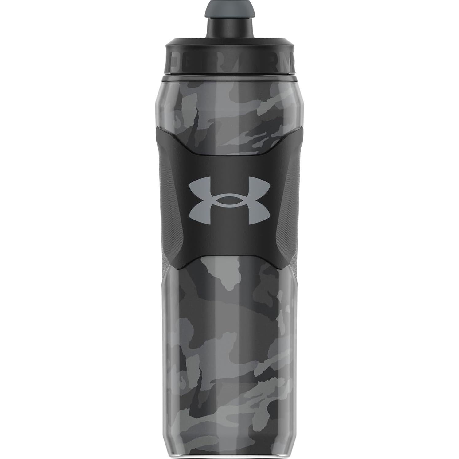 Botella Deportiva Under Armour UA 28oz Camuflaje Acero Negro