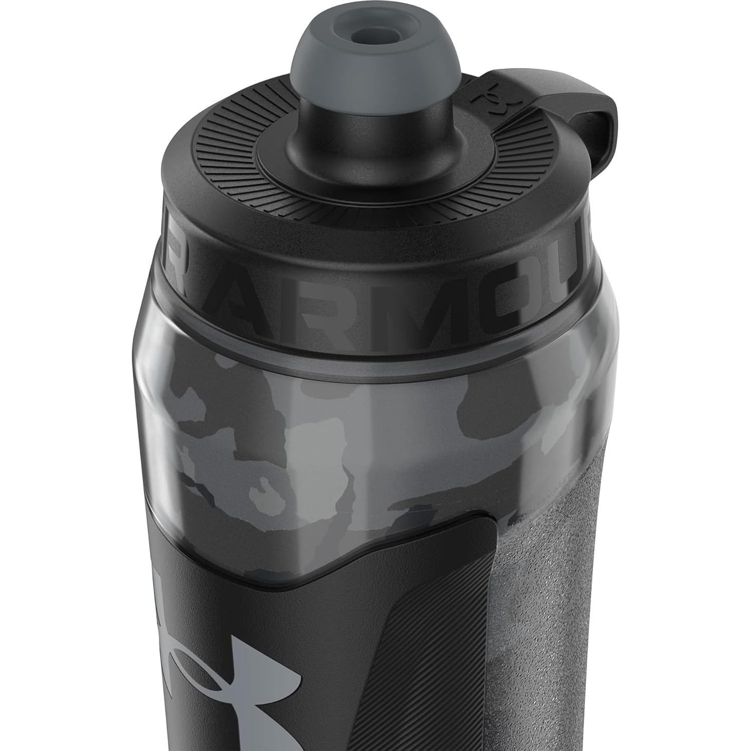 Botella Deportiva Under Armour UA 28oz Camuflaje Acero Negro