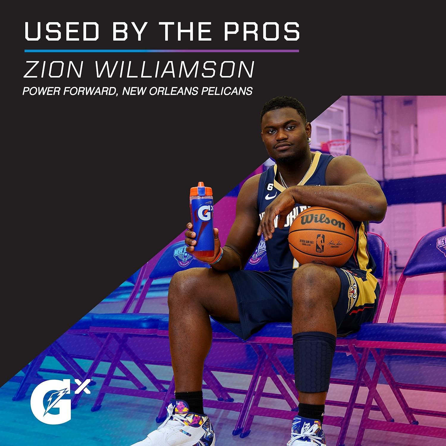 Botella Squeeze Gatorade Gx Azul 887 ml Reutilizable