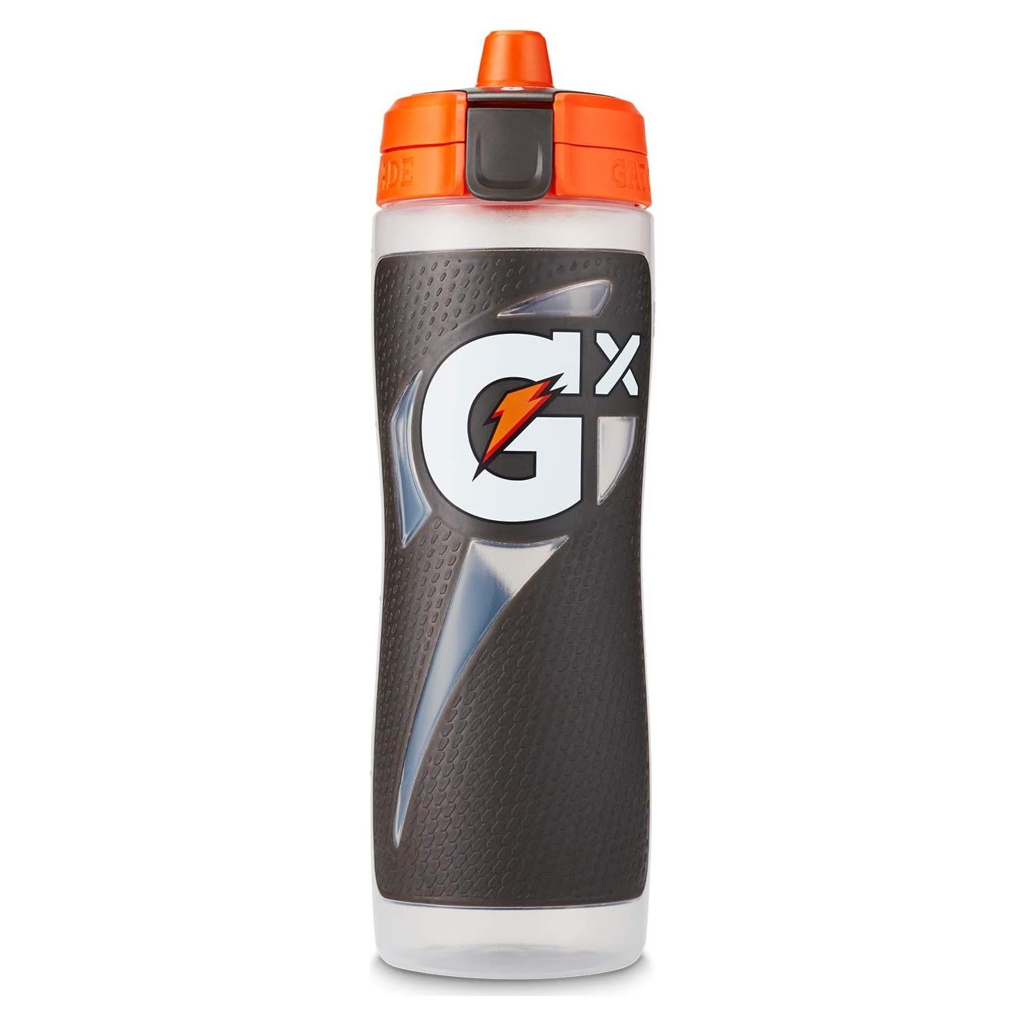 Botella de Squeeze Gatorade Gx 30 oz Antideslizante Gris