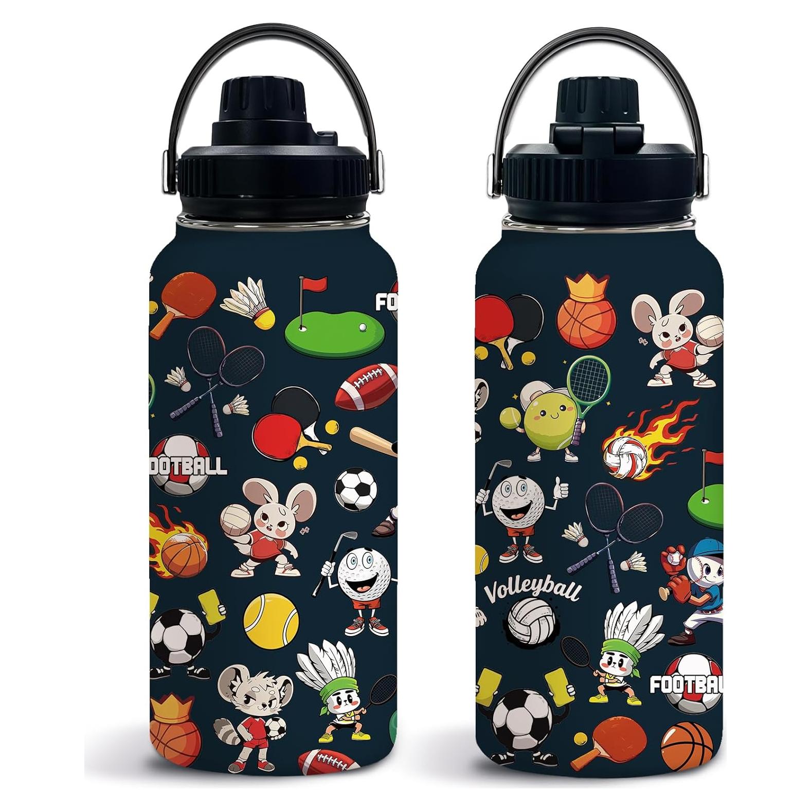 Botella de Agua Deportiva Uibunoo 32oz Acero Inoxidable