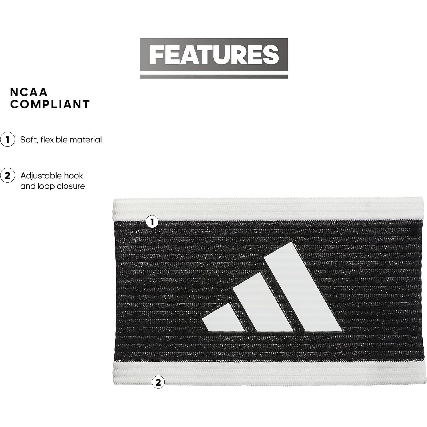 Brazalete de Capitán Adidas Unisex Negro/Blanco