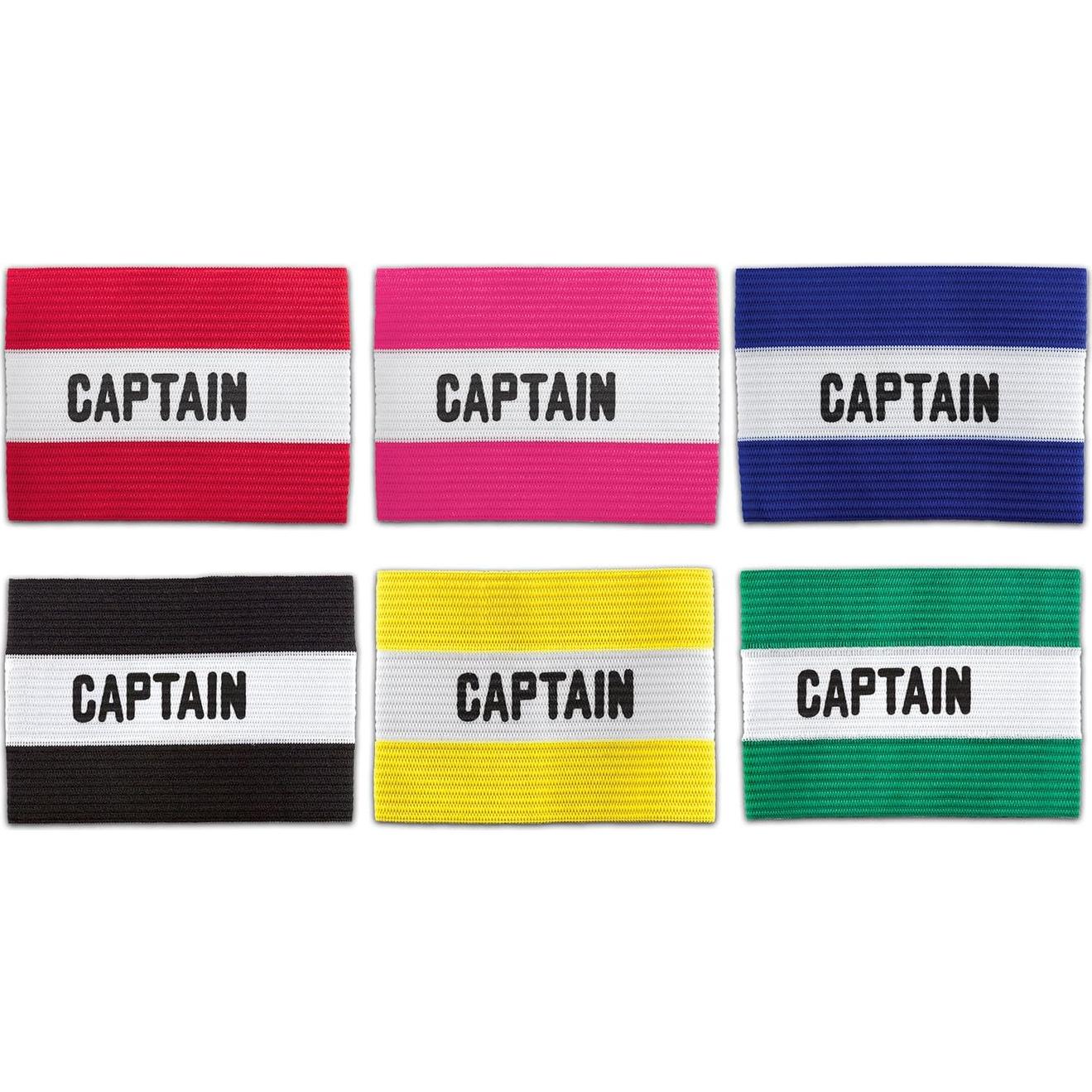 Banda de Capitán para Adultos Kwik Goal - Negro 8.89 cm