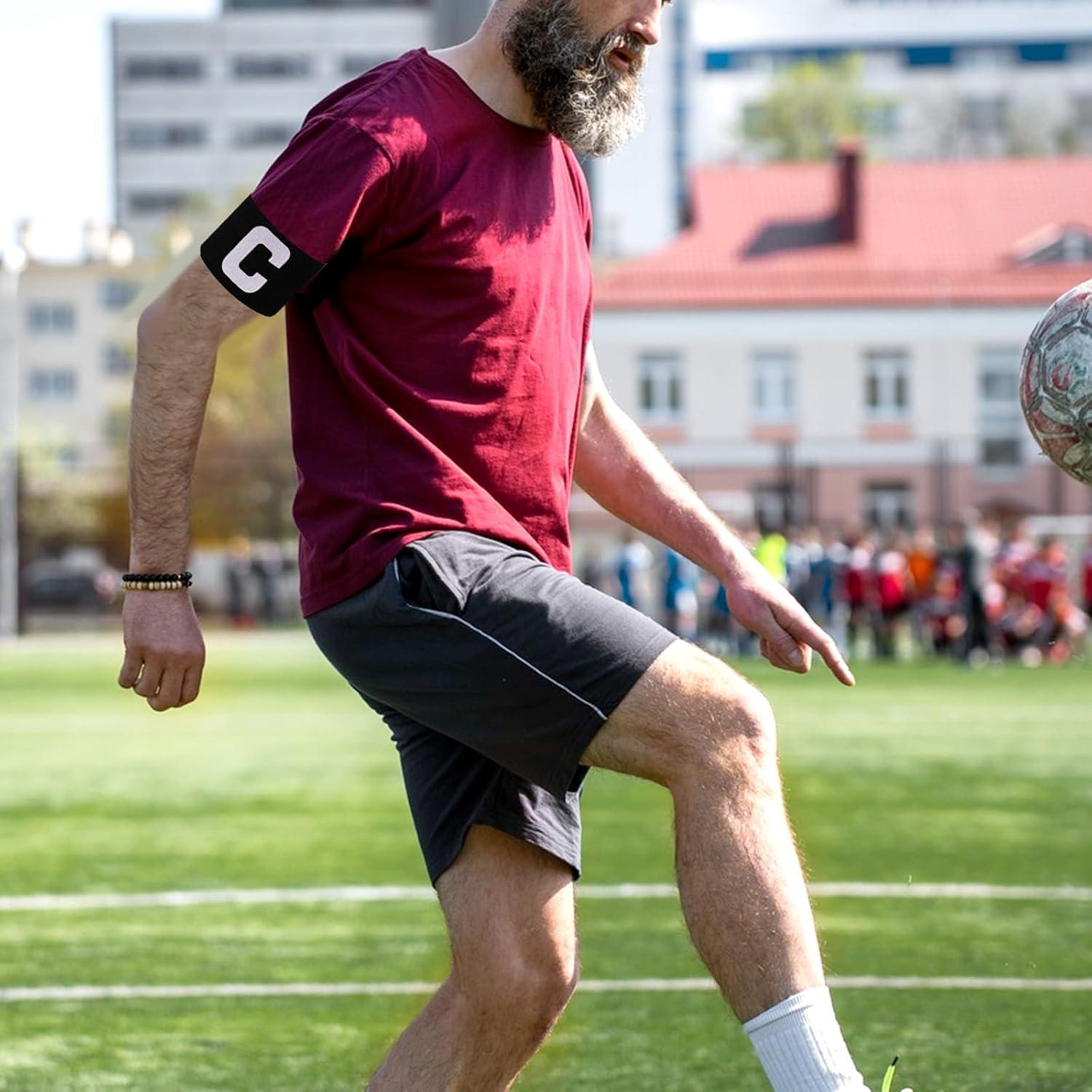 3 Brazaletes de Capitán Ajustables Styquenzer para Fútbol