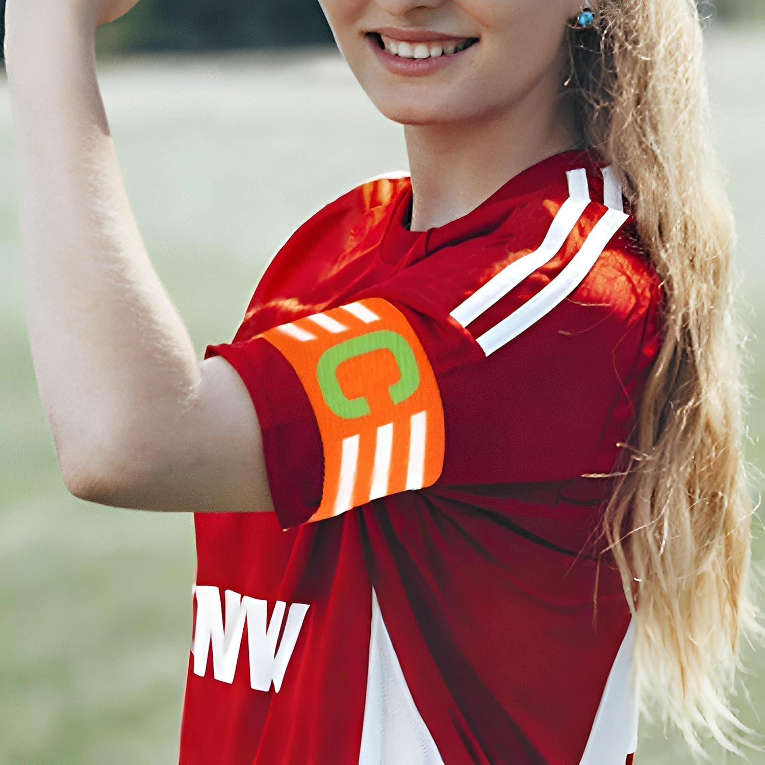 6 Bandas de Capitán de Fútbol Elásticas SCORYULE Ajustables