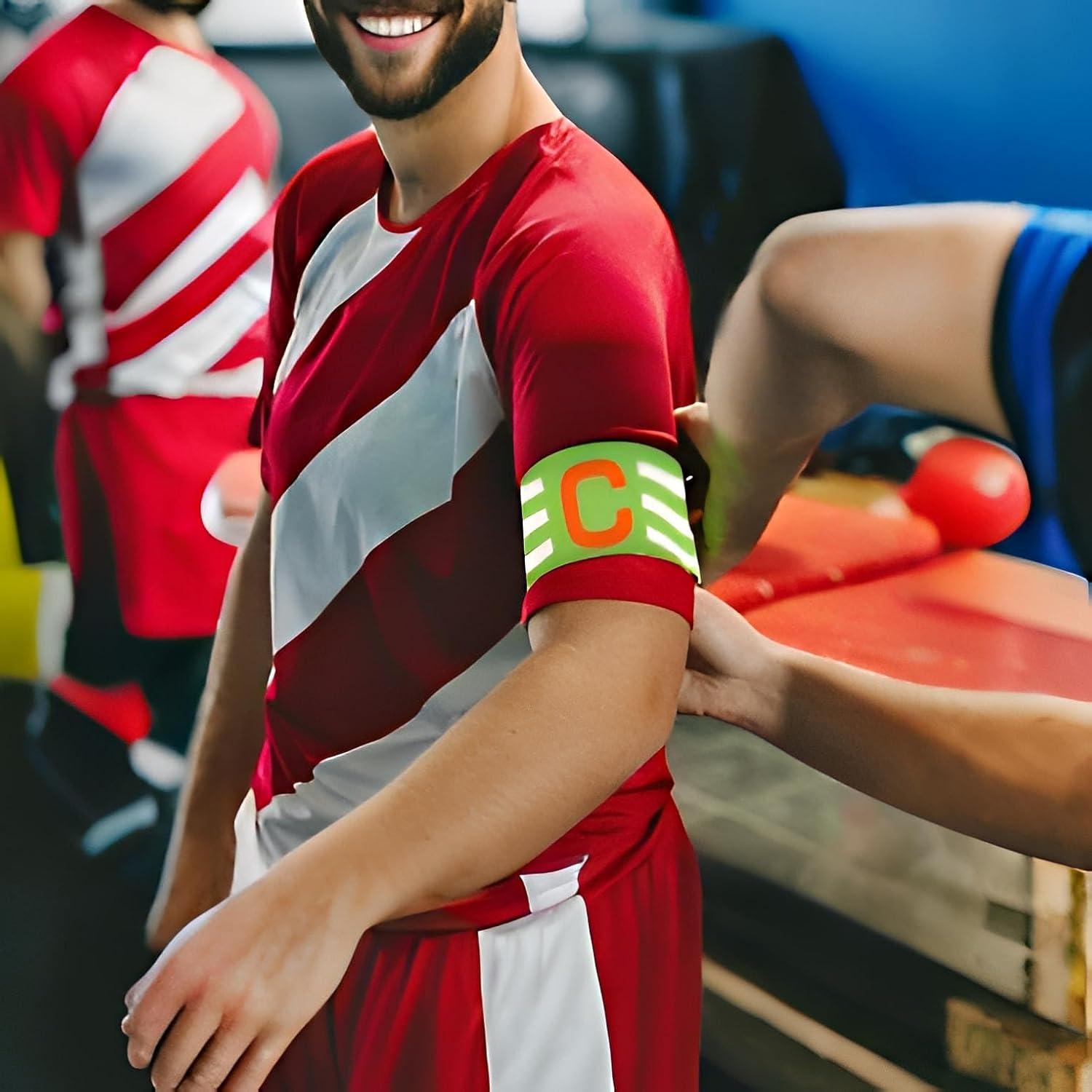 6 Bandas de Capitán de Fútbol Elásticas SCORYULE Ajustables