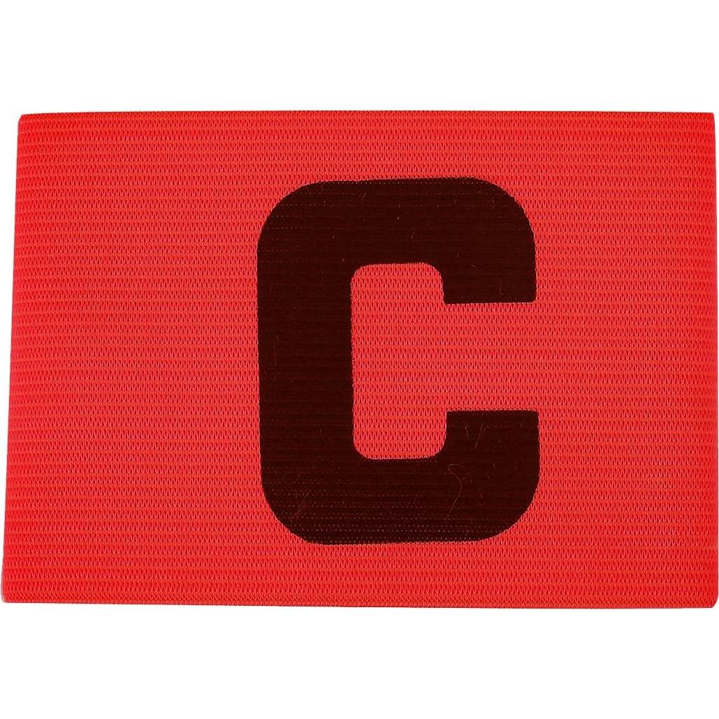 Banda Elástica de Capitán de Fútbol Genérico Rojo Ajustable 32.8x6.9cm