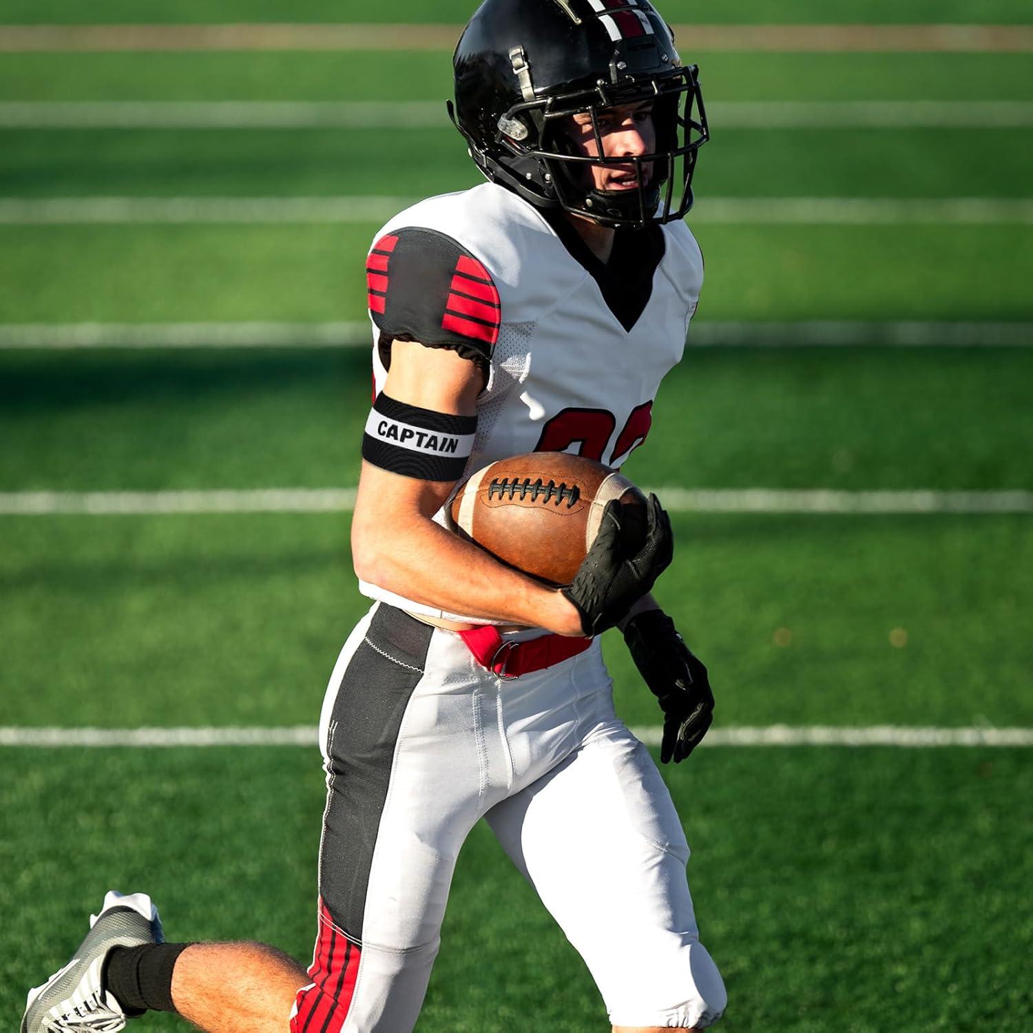 6 Brazaletes de Capitán Ajustables HJZHII para Fútbol y Deportes