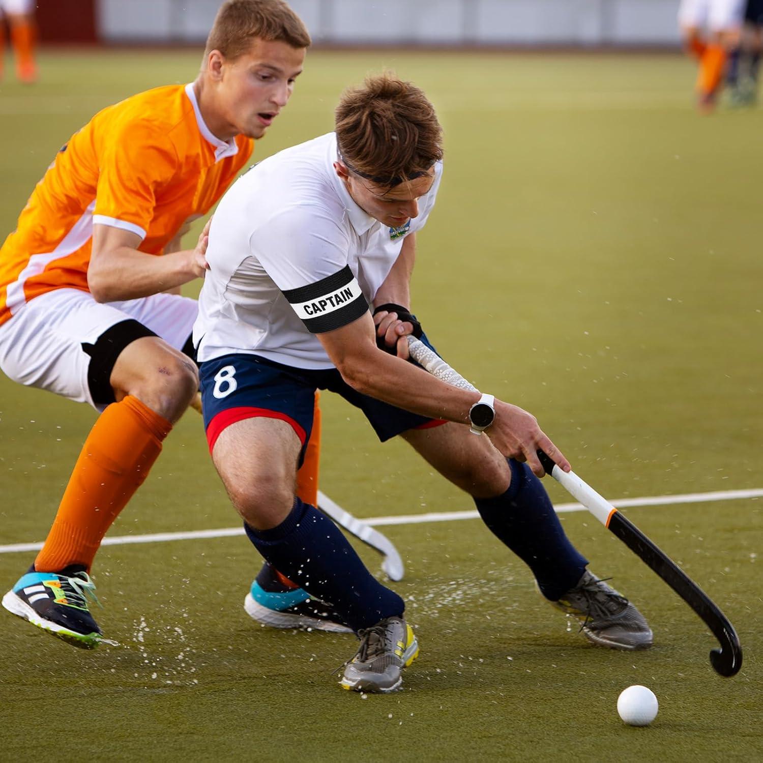 6 Brazaletes de Capitán Ajustables HJZHII para Fútbol y Deportes