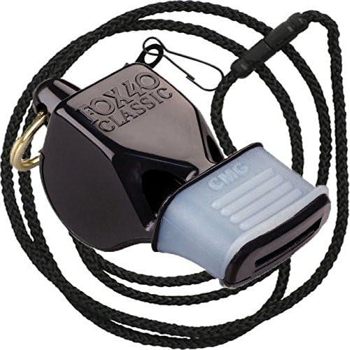 Silbato Fox 40 Classic Acolchado para Deportes y Seguridad - Paquete de 2