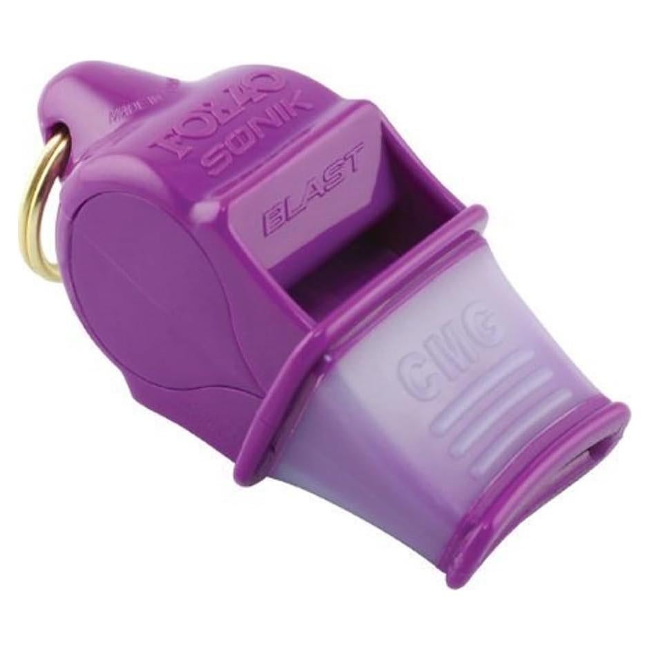 Silbato Fox 40 Sonik Blast CMG Morado 120dB con Cordón