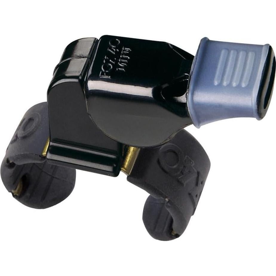 Silbato Mini Fox 40 CMG con Agarre para Dedo - Negro