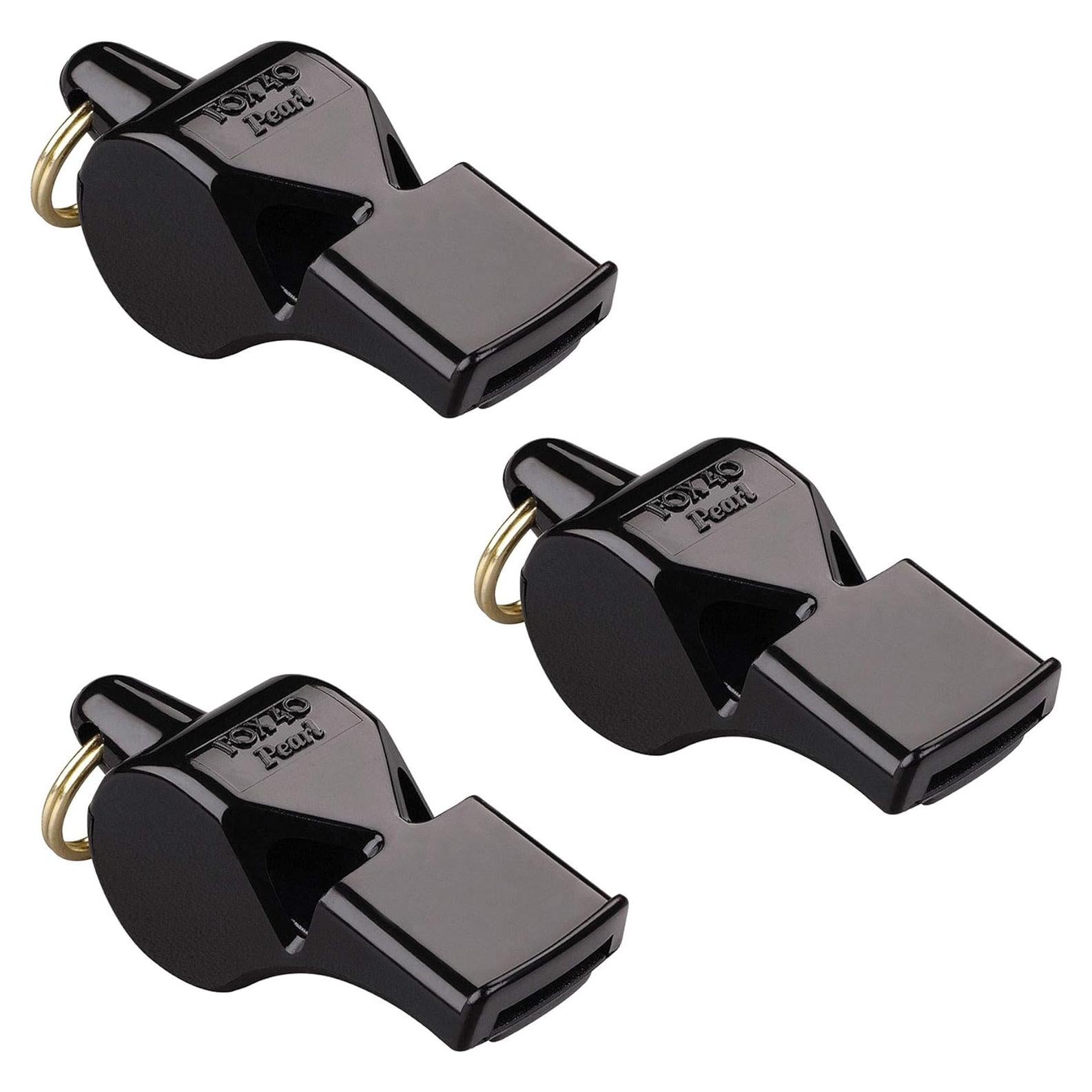 Silbato Fox 40 Pearl Oficial 2 Cámaras Sin Bola - Paquete de 3