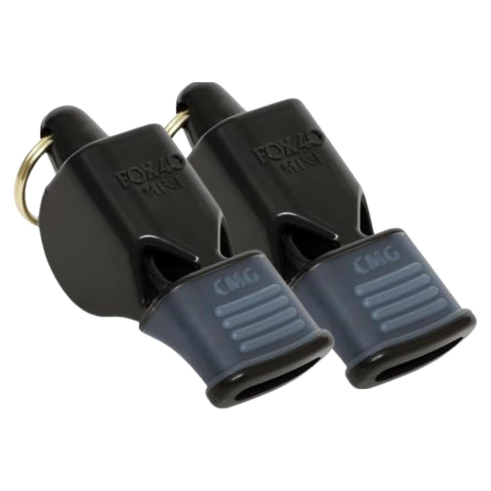 Silbato Fox 40 Mini CMG con Agarre Acolchado - Paquete de 2