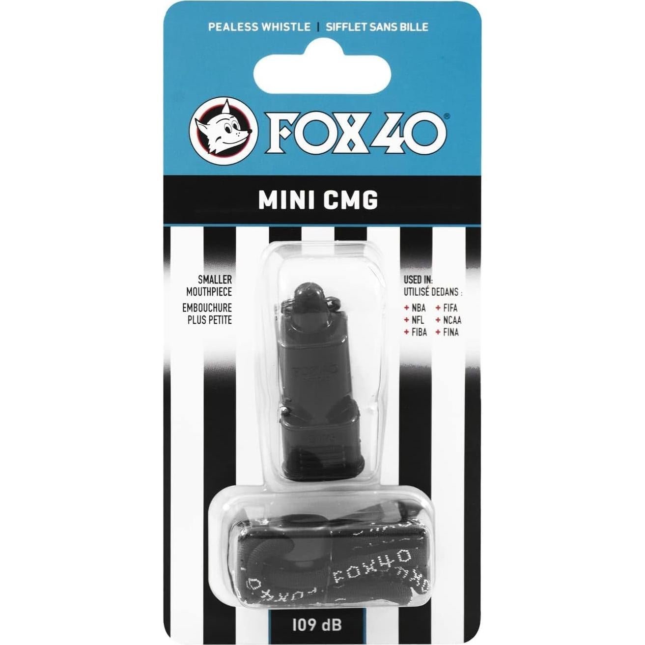 Silbato Fox 40 Mini CMG con Agarre Acolchado - Paquete de 2