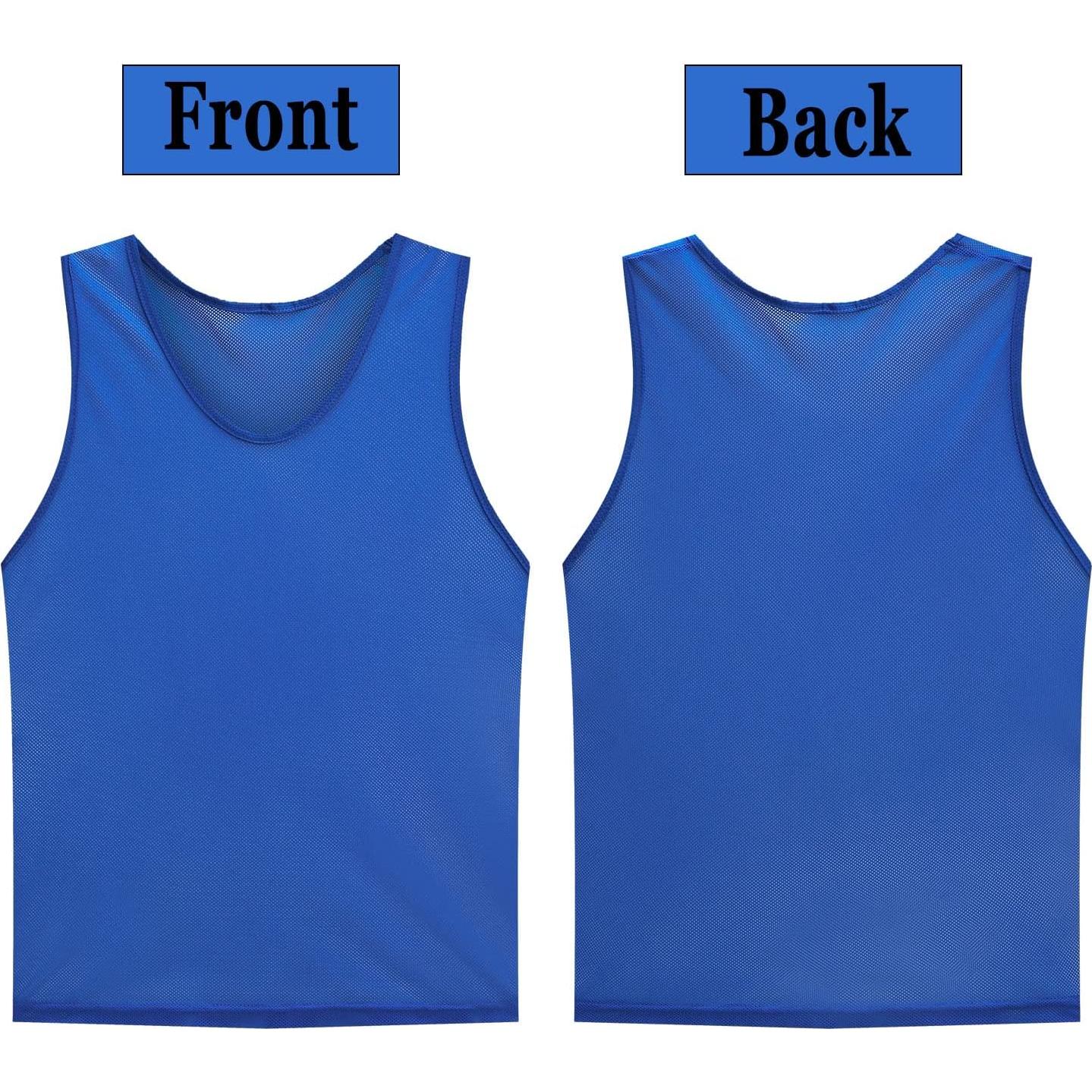 Paquete de 12 Chalecos de Scrimmage LTHYTY - 100% Poliester