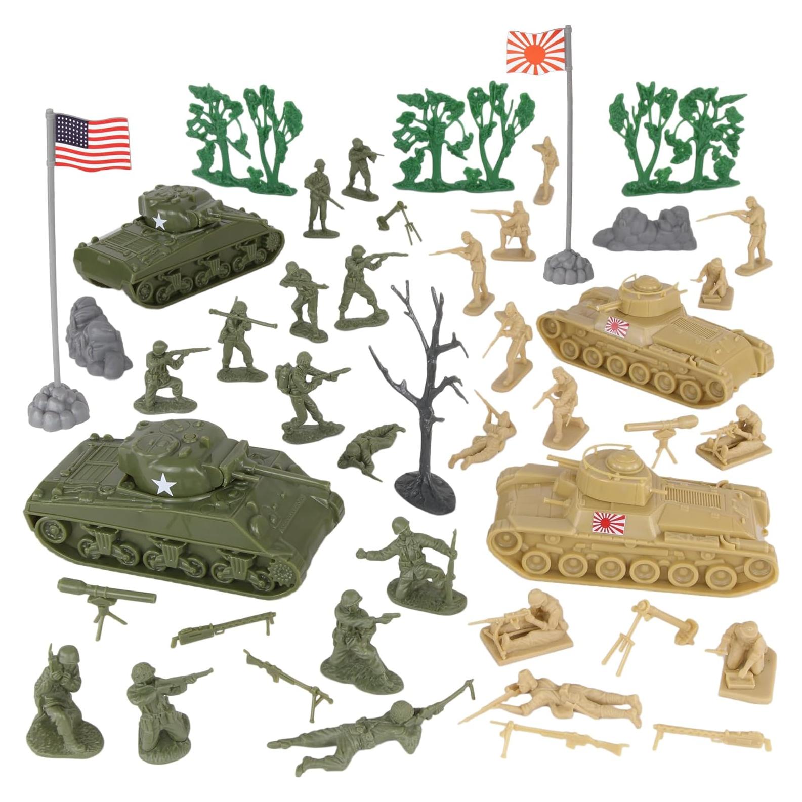 Juego de Soldados BMC CTS WW2 Saipan 45 Piezas