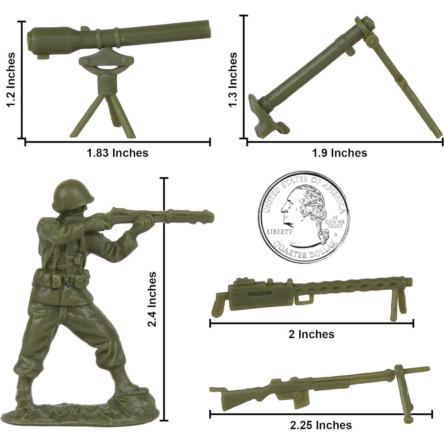 Juego de Soldados BMC CTS WW2 Saipan 45 Piezas