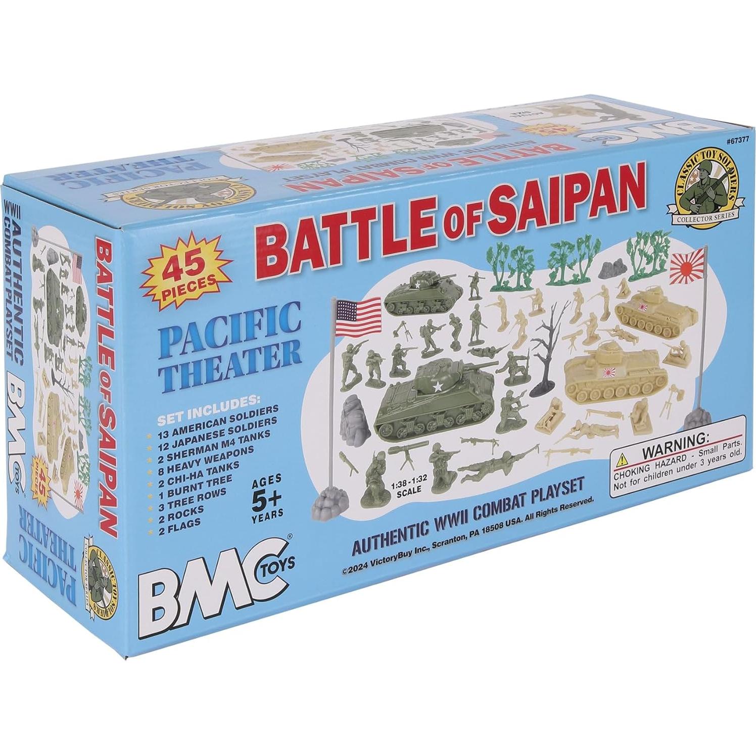 Juego de Soldados BMC CTS WW2 Saipan 45 Piezas