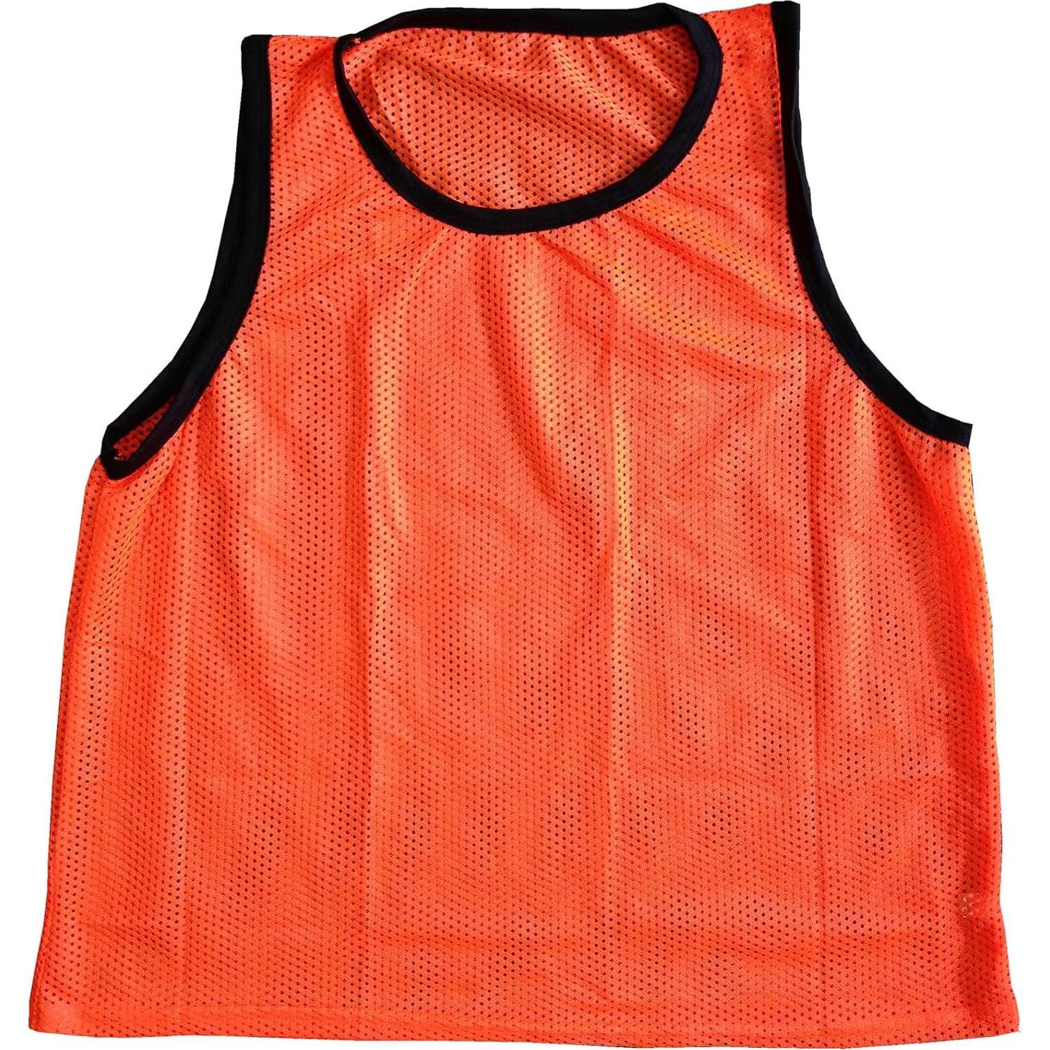 Conjunto de 12 Chalecos de Entrenamiento Scrimmage Naranja