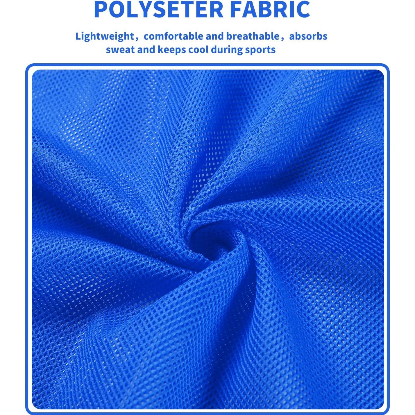 Paquete de 24 Chalecos de Malla Nylon Reversibles para Adultos