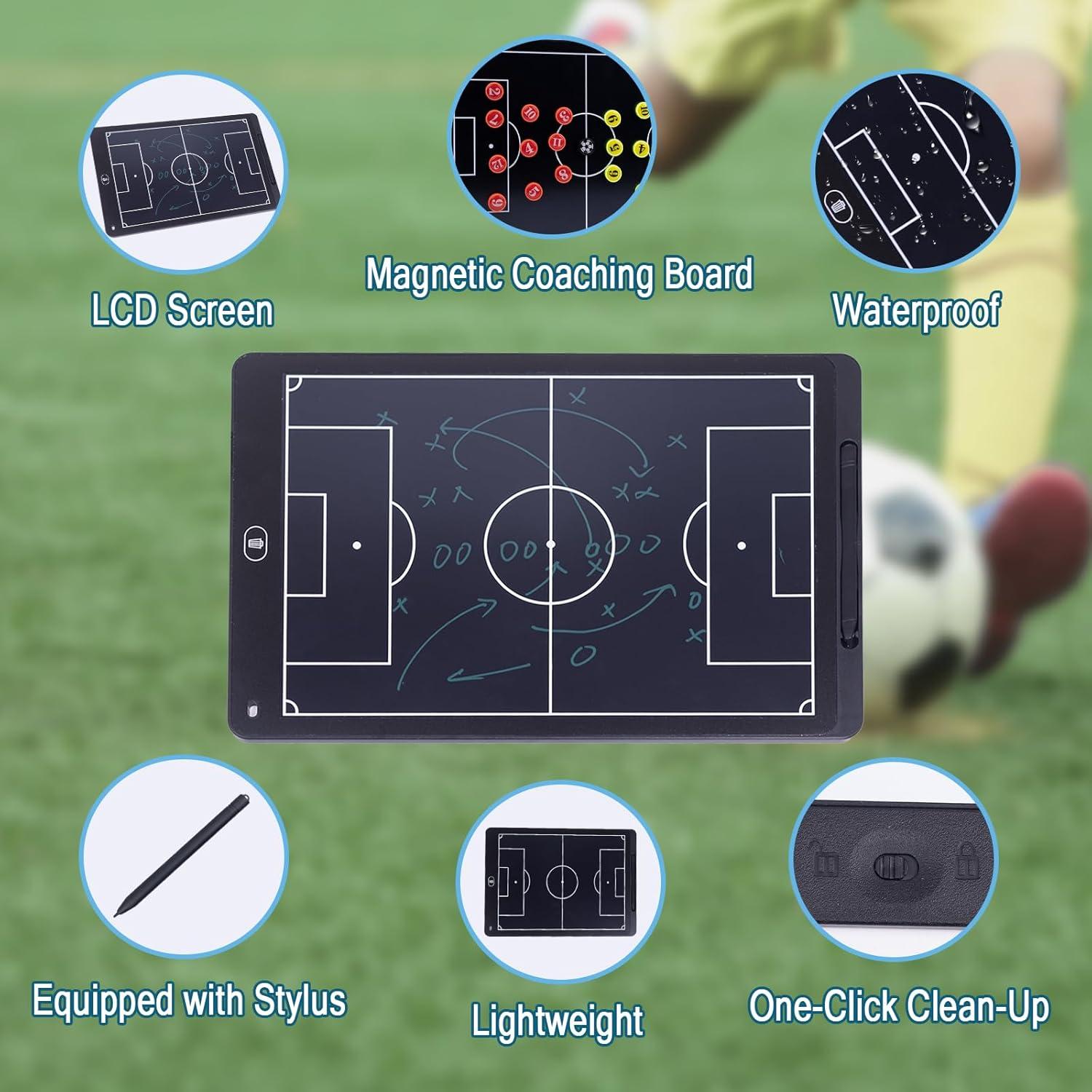 Tablero de Entrenamiento de Fútbol WodGod 16" Magnético LCD