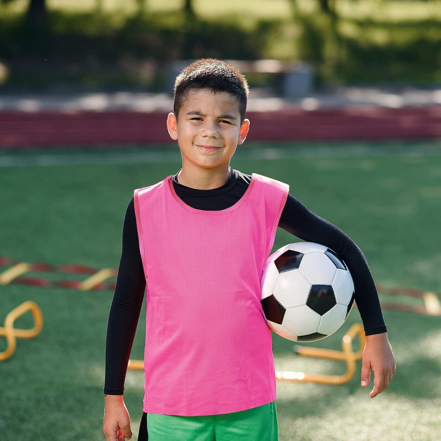 Chalecos de Práctica Deportiva Sintege 12 Pcs Malla Adultos