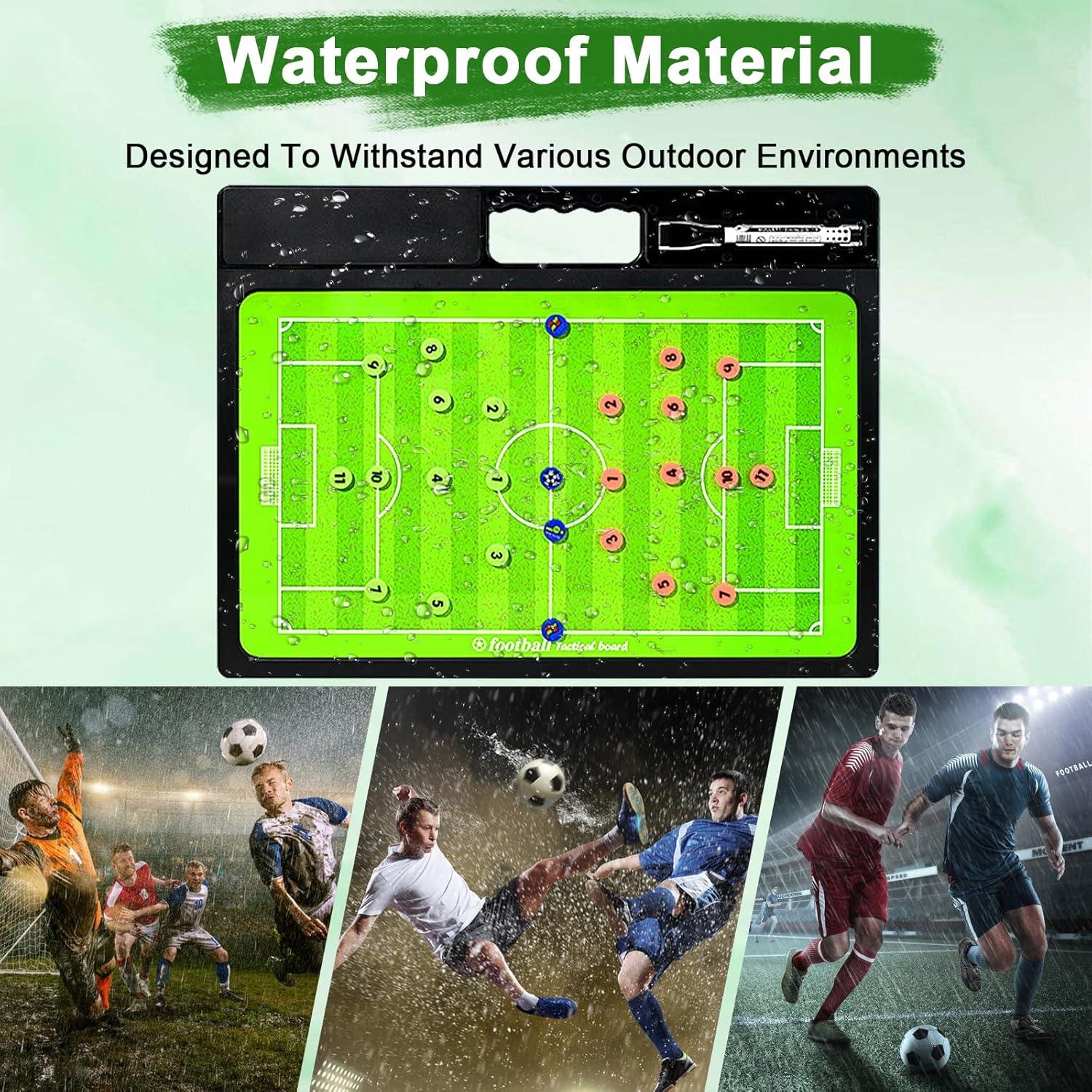 Tablero de Entrenamiento de Fútbol Keweis Doble Cara Borrado en Seco