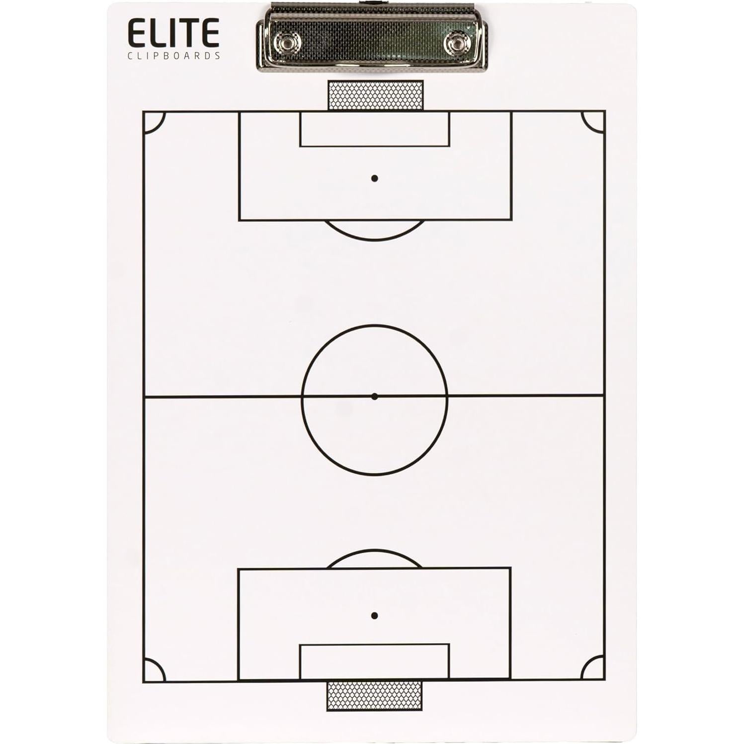 Pizarra Blanca de Entrenadores de Fútbol Elite Clipboards 31.75x22.86cm