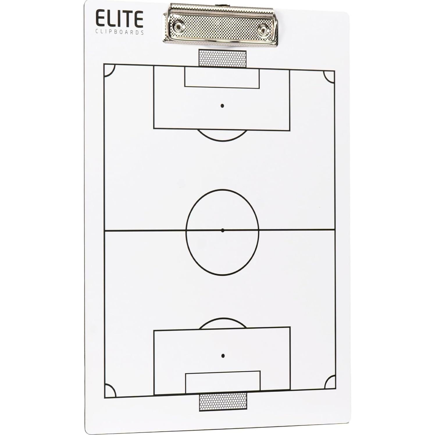 Pizarra Blanca de Entrenadores de Fútbol Elite Clipboards 31.75x22.86cm