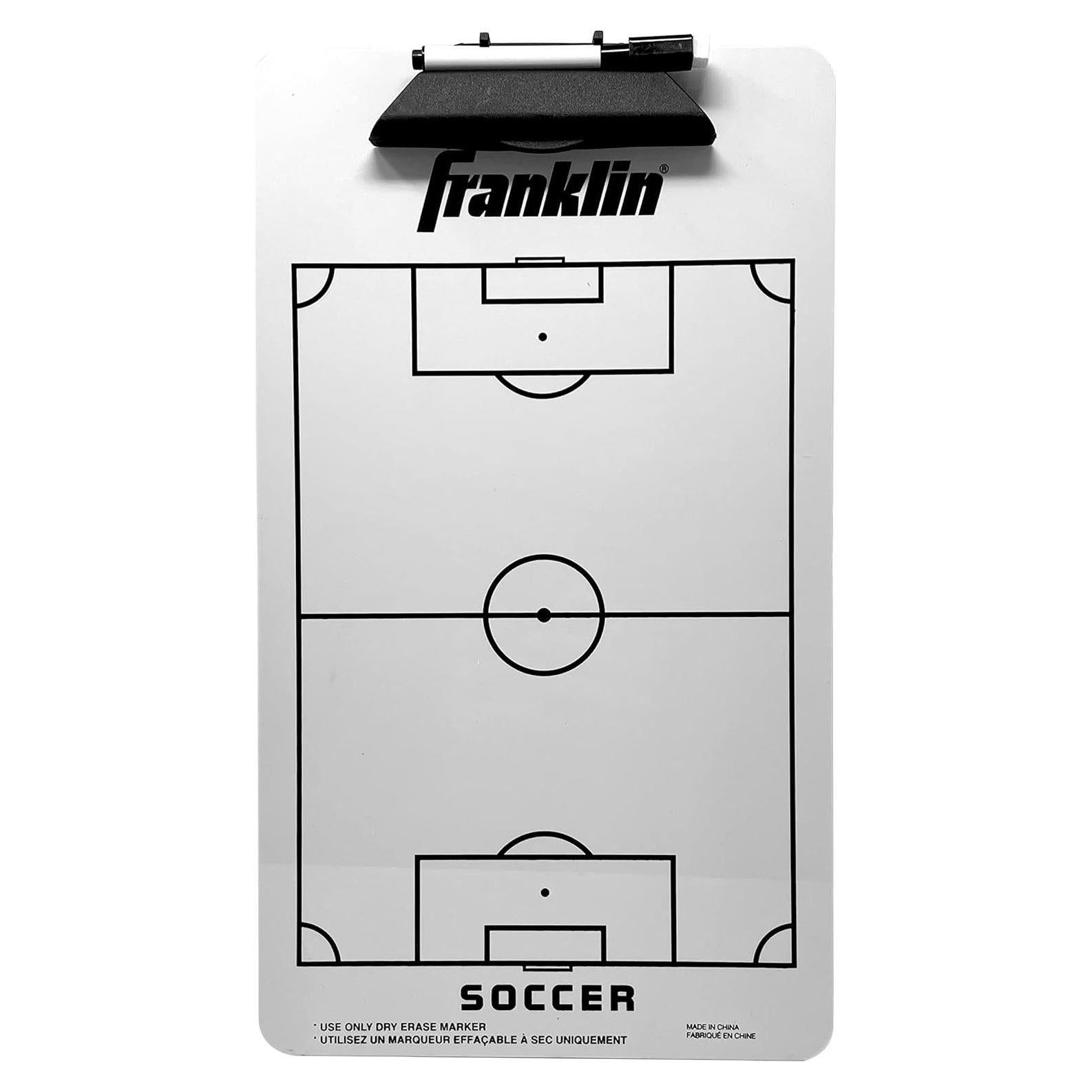 Clipboard de Fútbol Franklin Sports - Pizarra Blanca 28.4x19cm